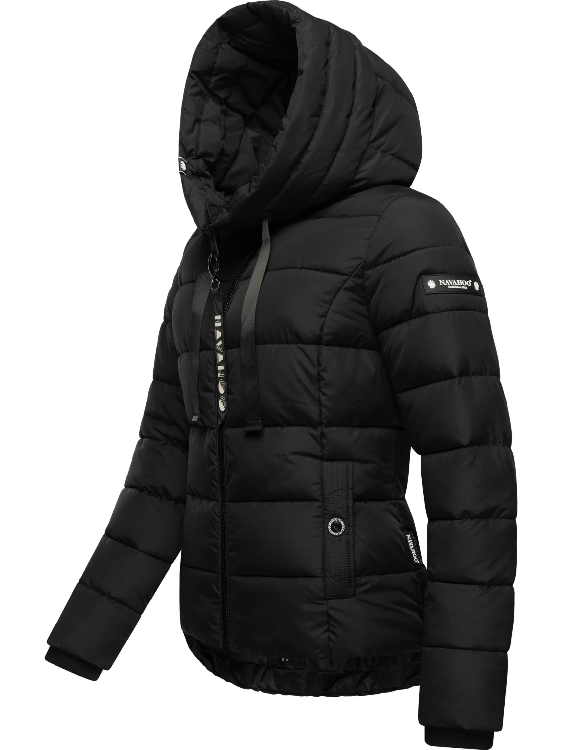 Winter Steppjacke mit hohem Kragen "Amayaa" Black