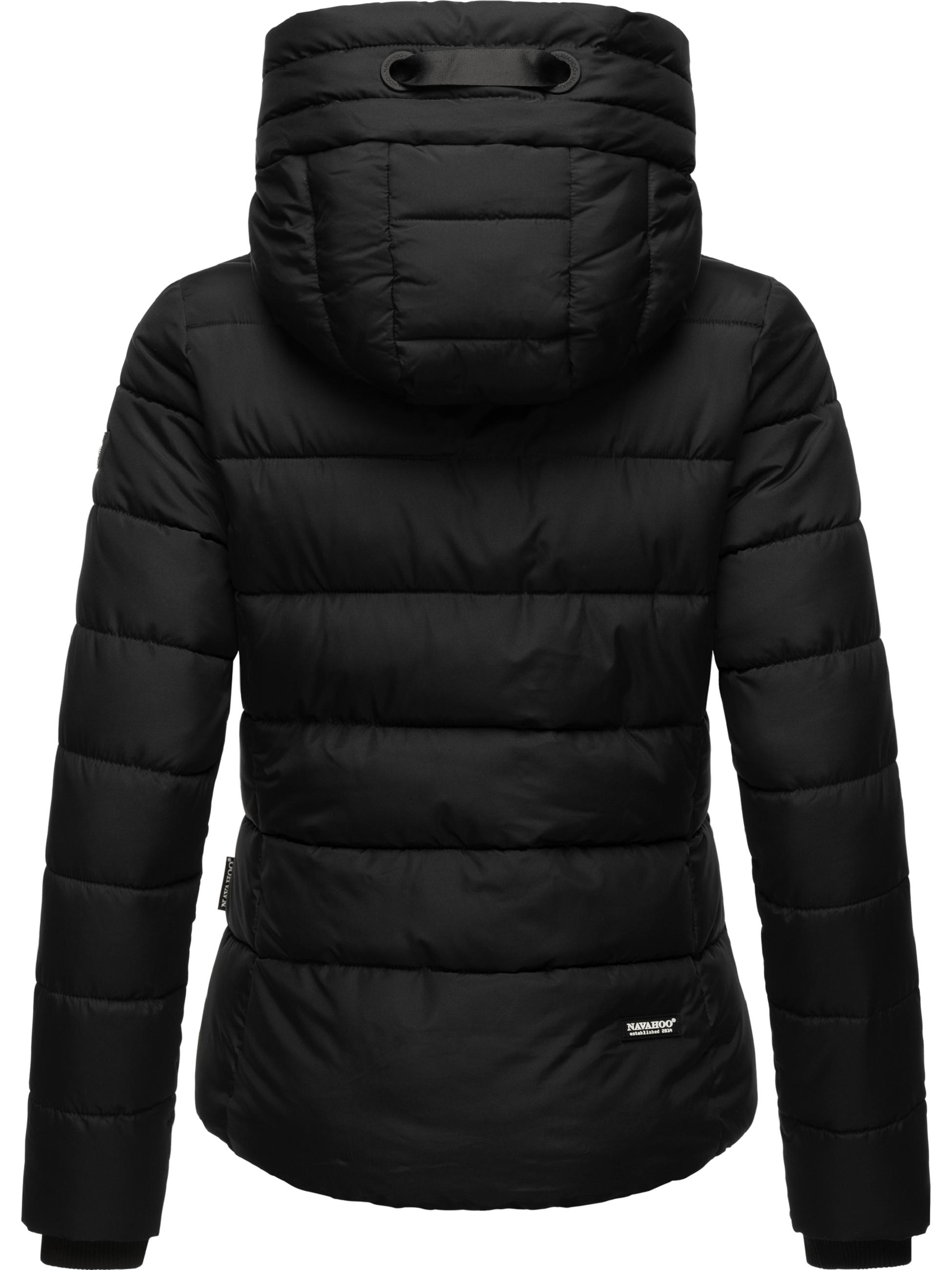 Winter Steppjacke mit hohem Kragen "Amayaa" Black