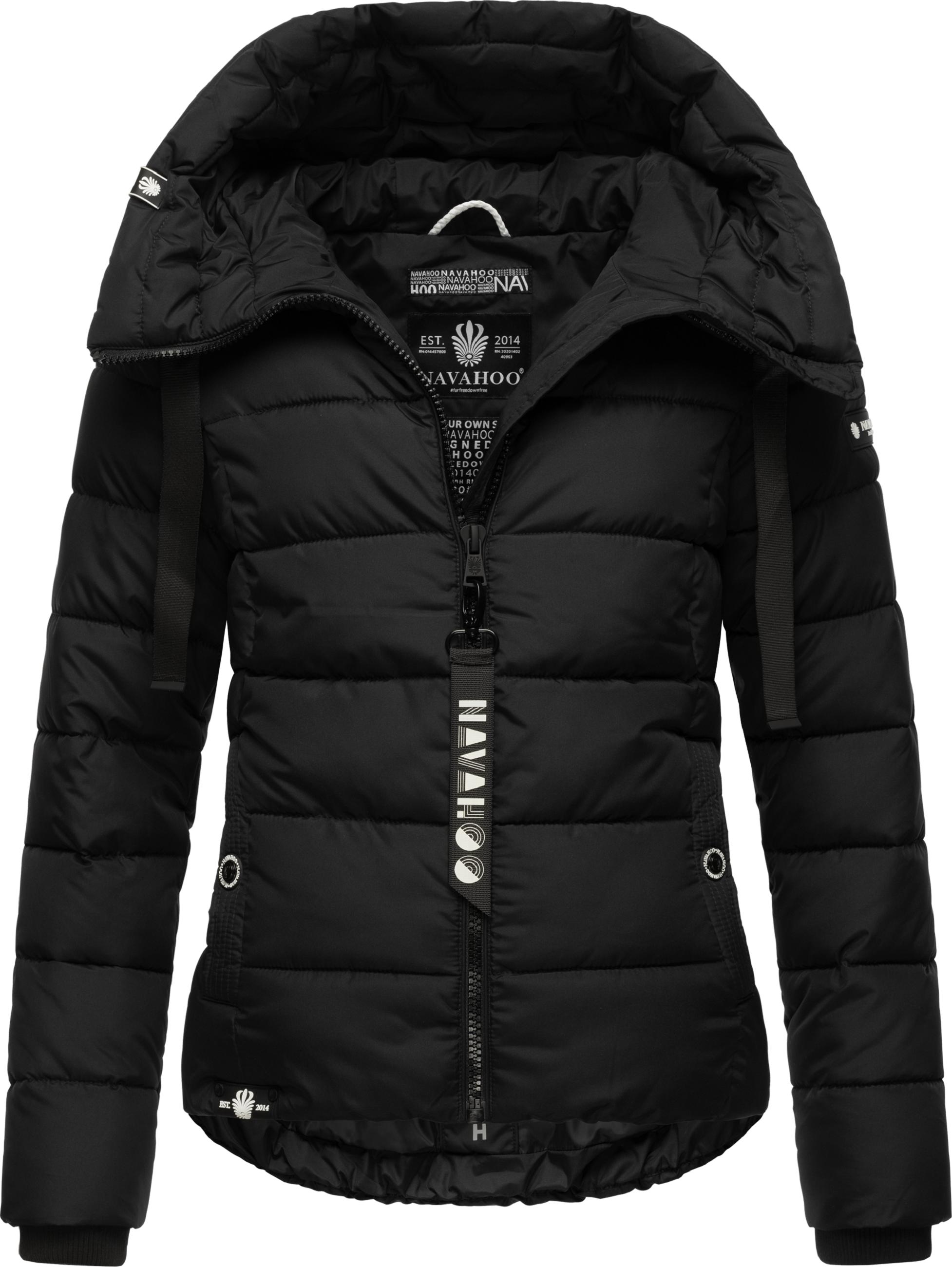 Winter Steppjacke mit hohem Kragen "Amayaa" Black