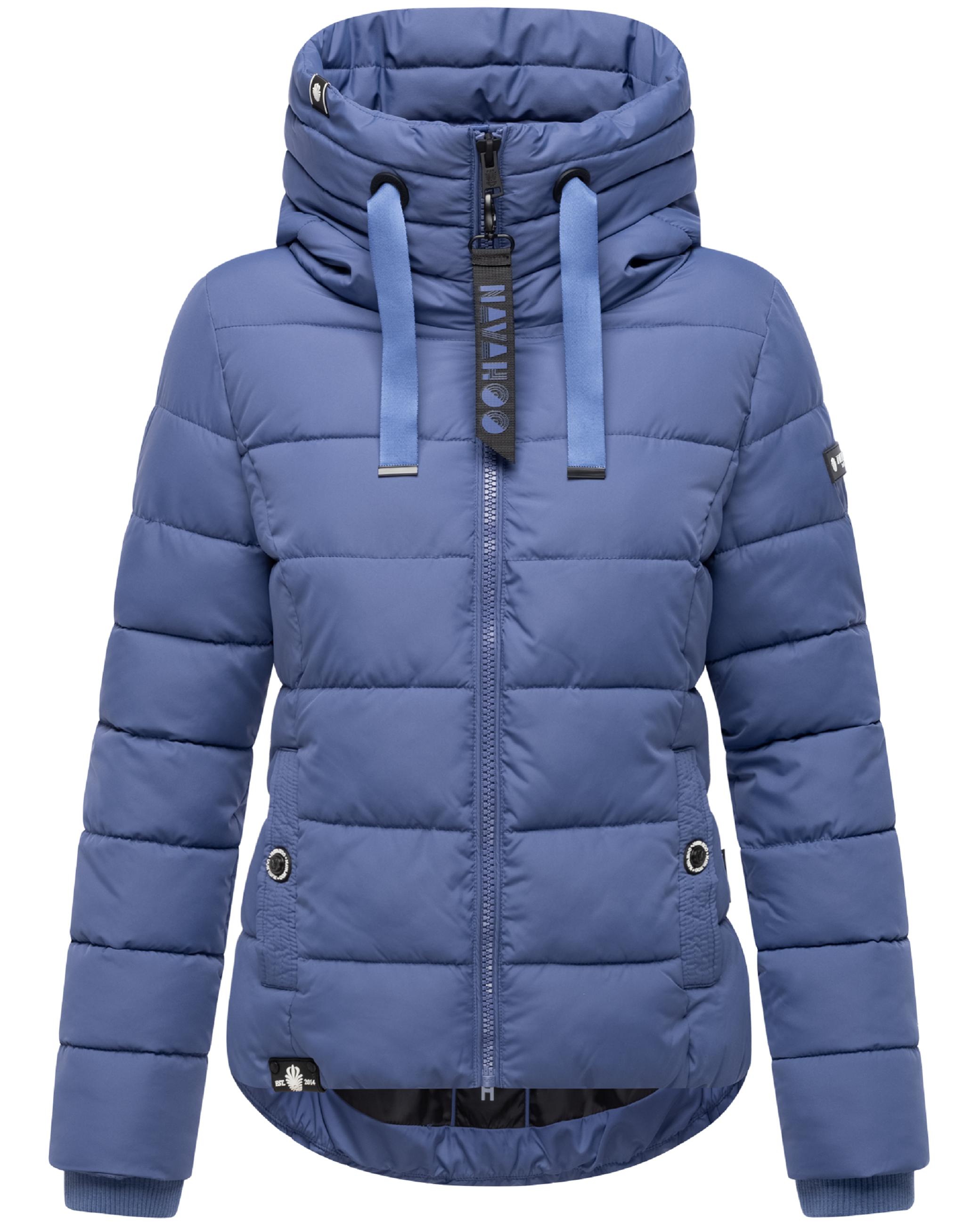 Winter Steppjacke mit hohem Kragen "Amayaa" Blue Violet