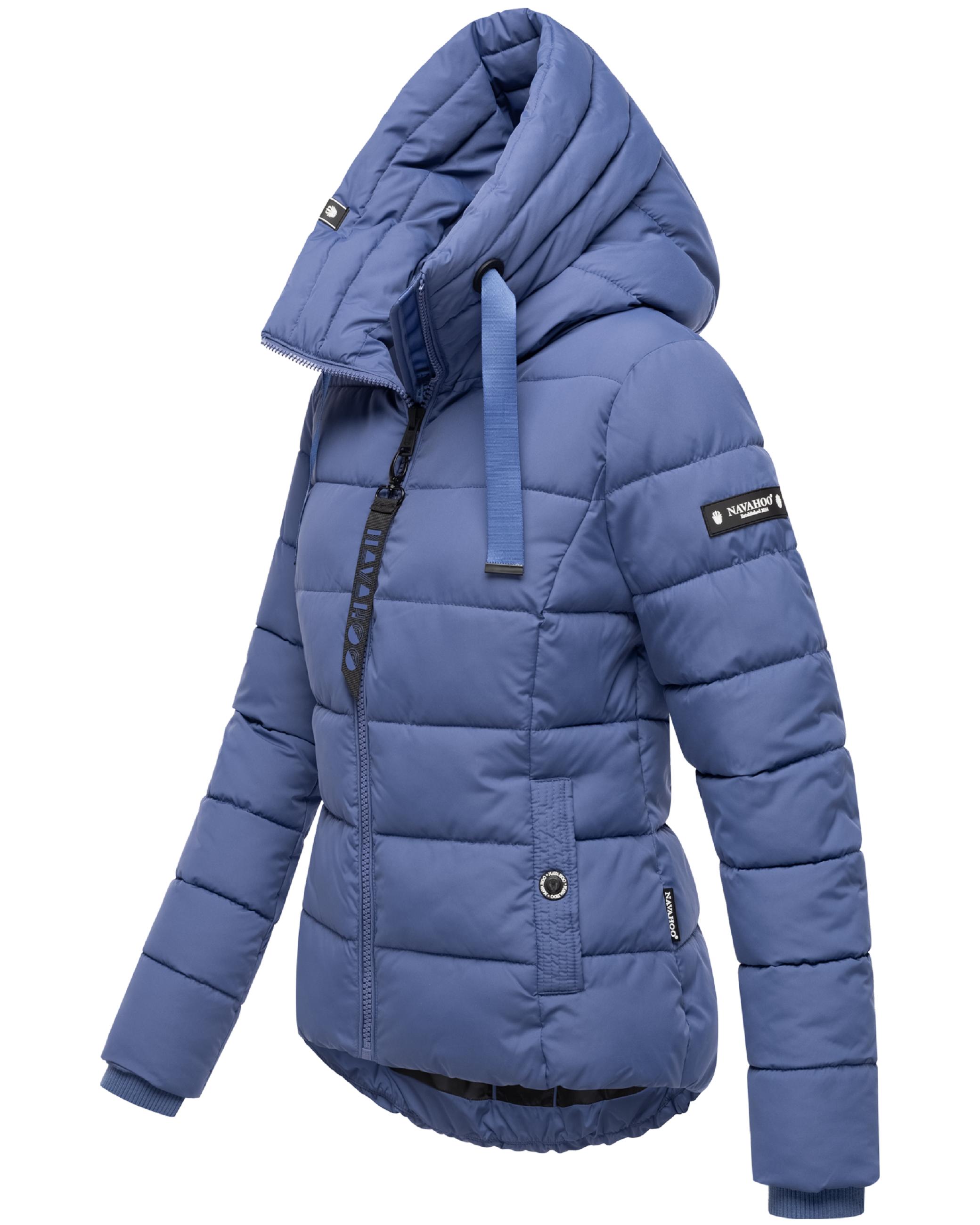 Winter Steppjacke mit hohem Kragen "Amayaa" Blue Violet