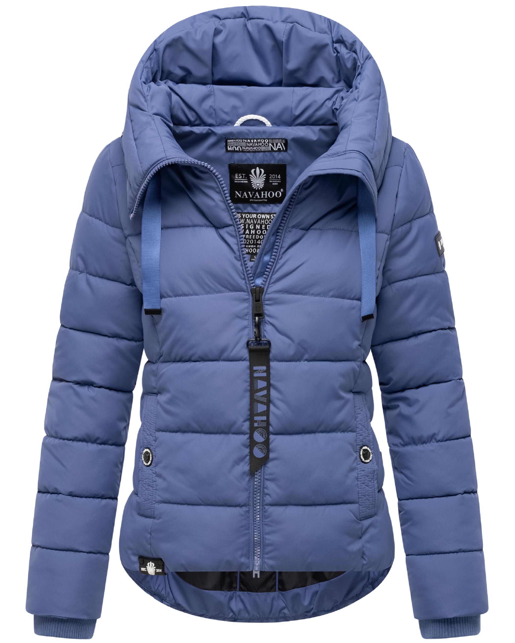 Winter Steppjacke mit hohem Kragen "Amayaa" Blue Violet