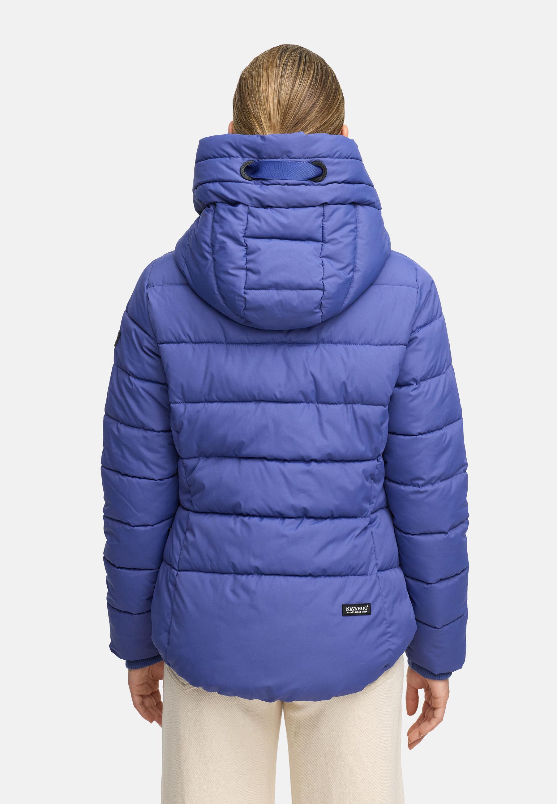 Winter Steppjacke mit hohem Kragen "Amayaa" Blue Violet