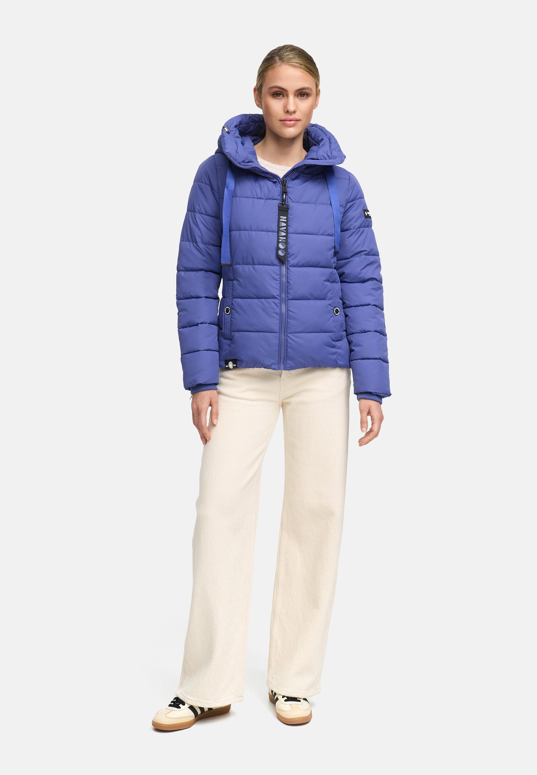 Winter Steppjacke mit hohem Kragen "Amayaa" Blue Violet