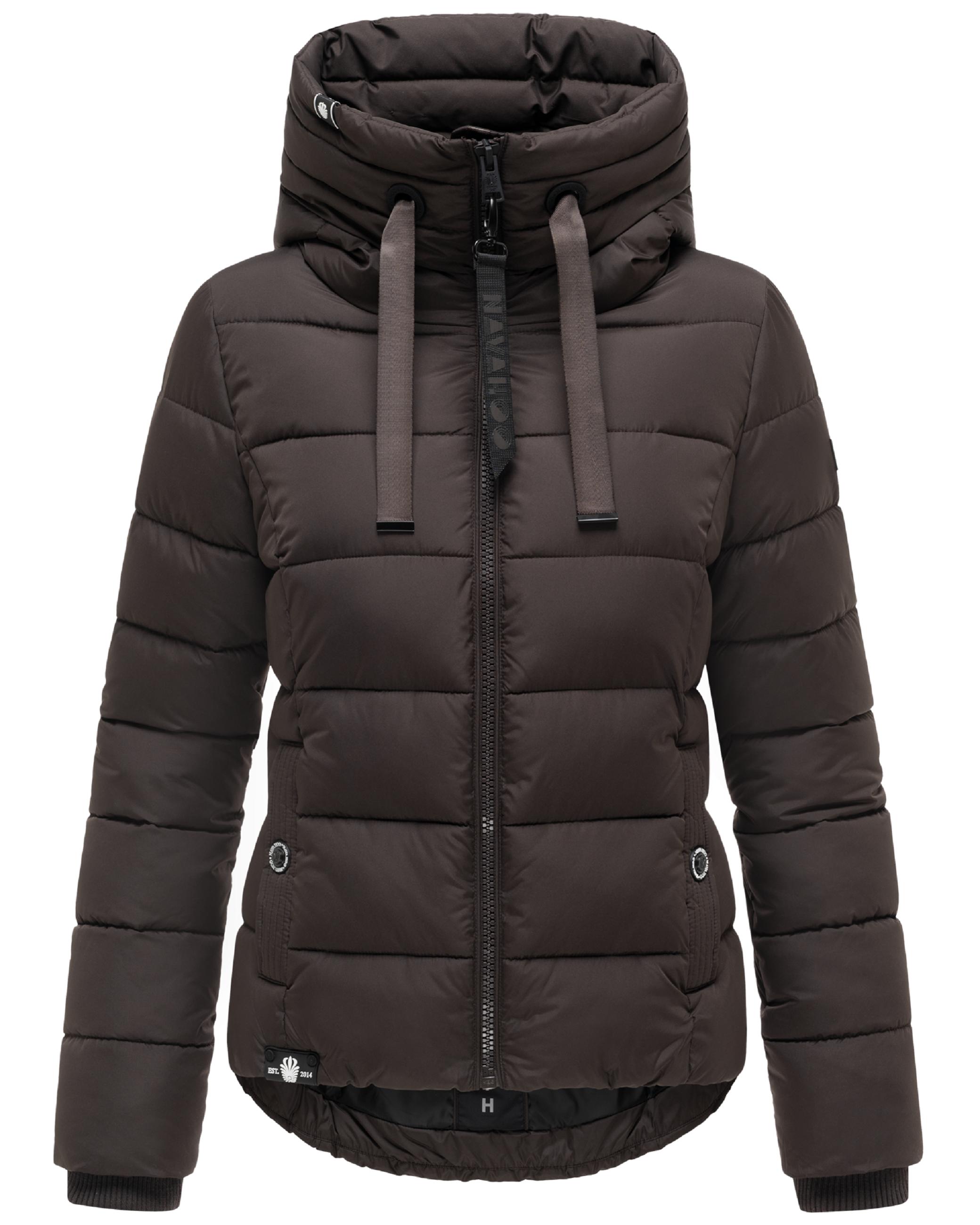 Winter Steppjacke mit hohem Kragen "Amayaa" Choco
