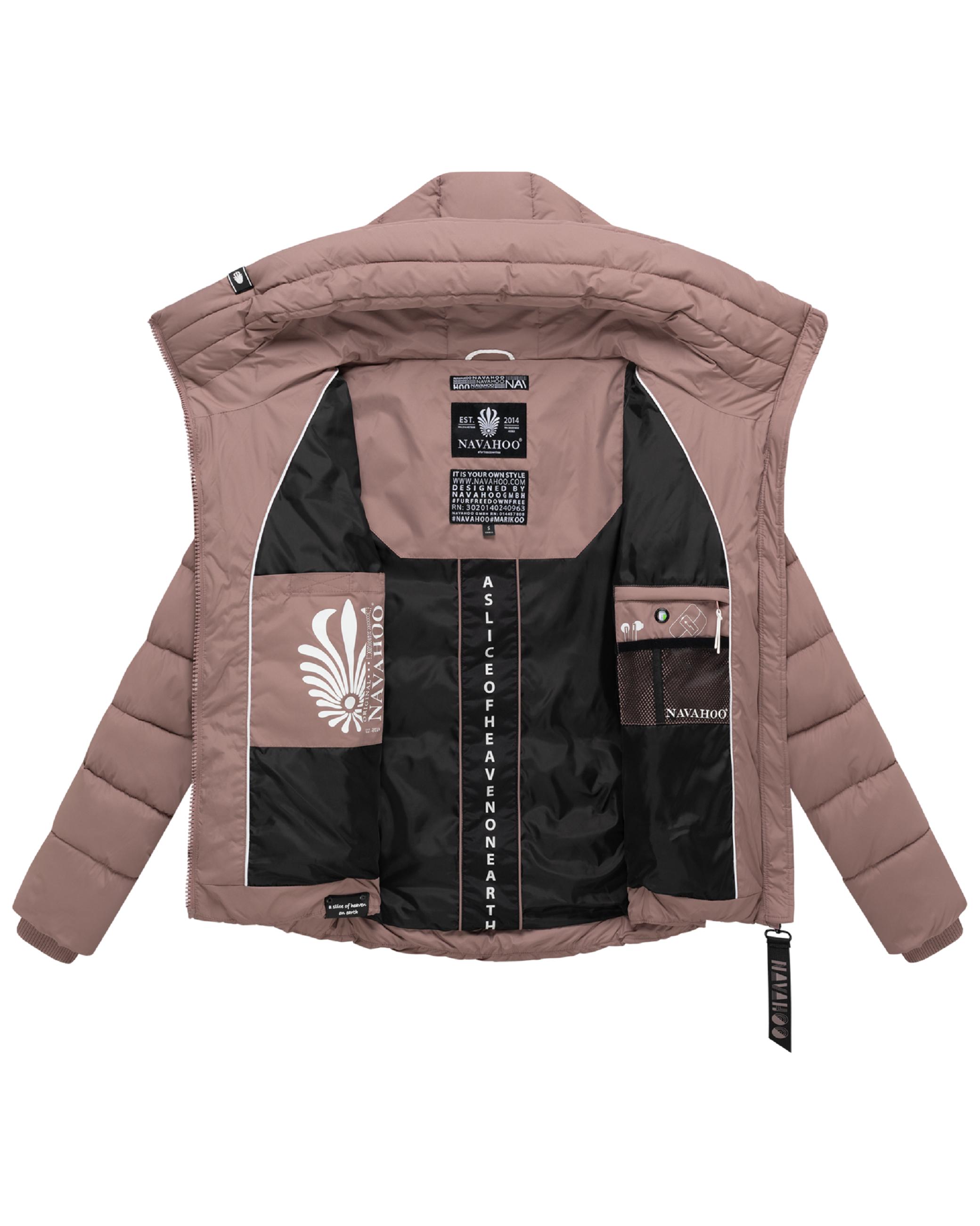 Winter Steppjacke mit hohem Kragen "Amayaa" Mauve