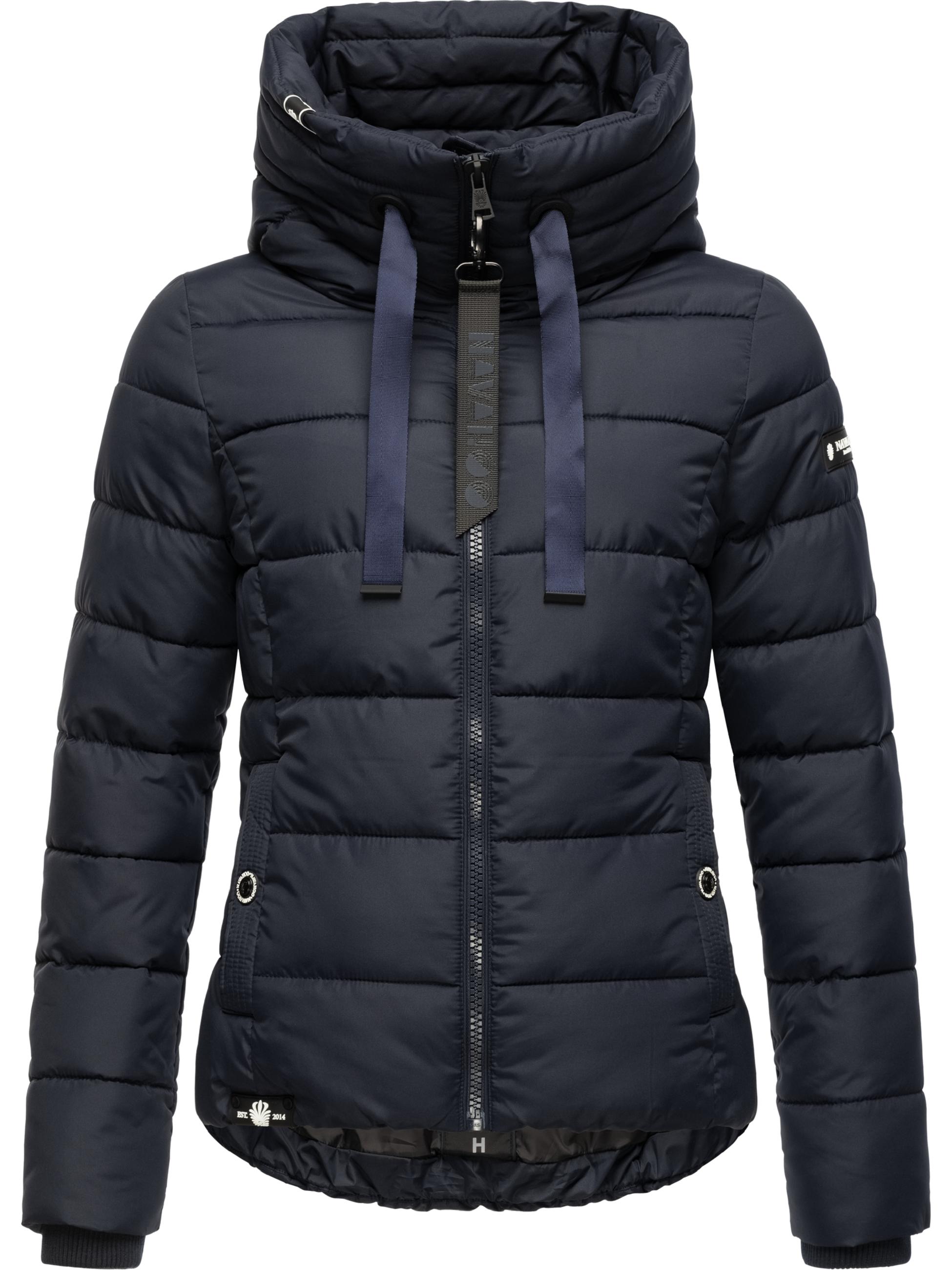 Winter Steppjacke mit hohem Kragen "Amayaa" Navy