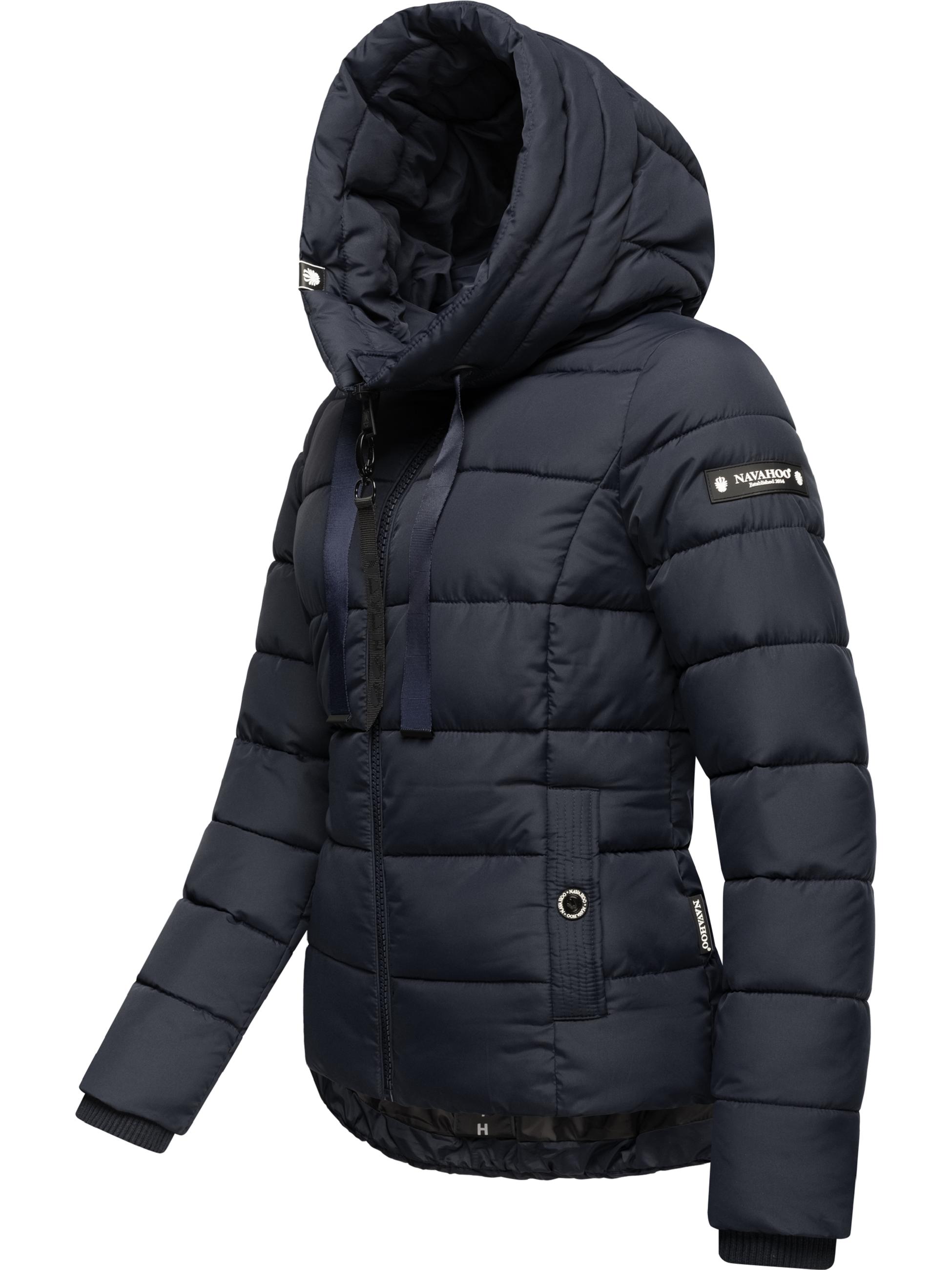 Winter Steppjacke mit hohem Kragen "Amayaa" Navy