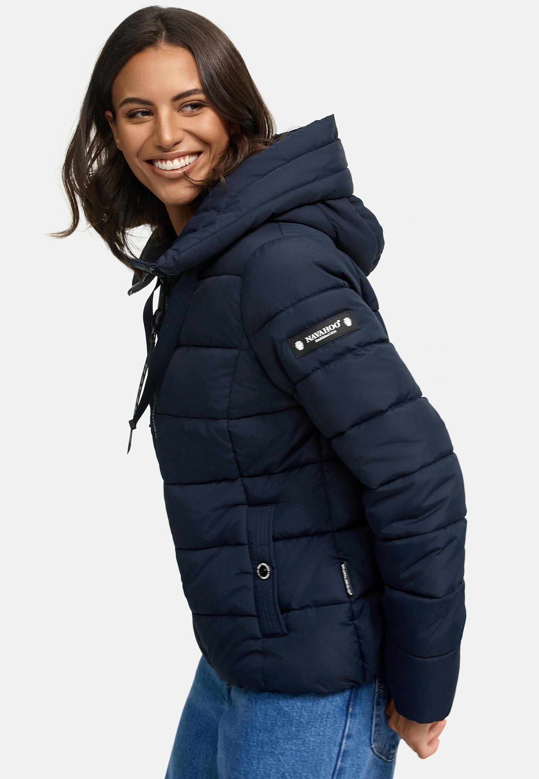 Winter Steppjacke mit hohem Kragen "Amayaa" Navy