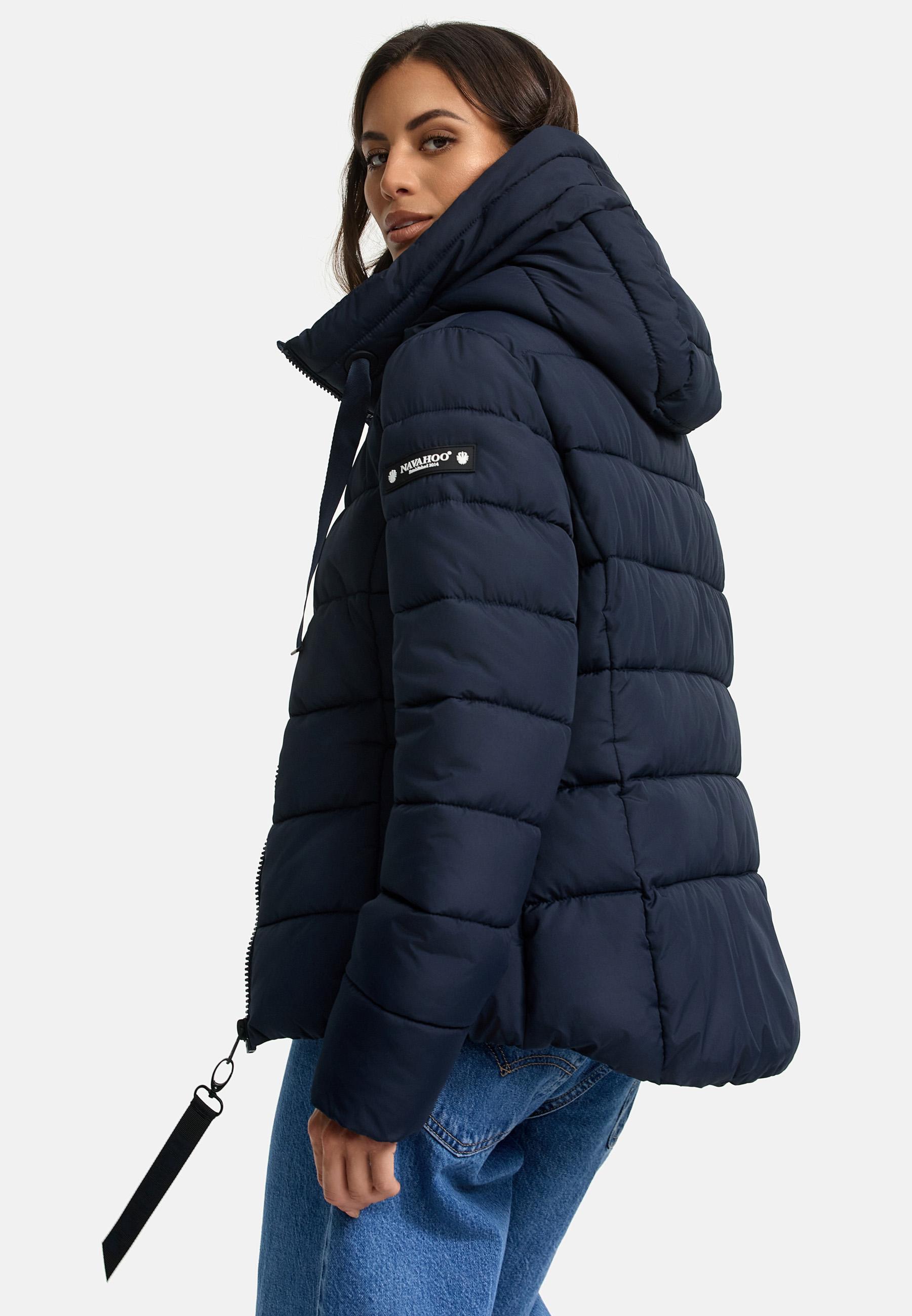 Winter Steppjacke mit hohem Kragen "Amayaa" Navy