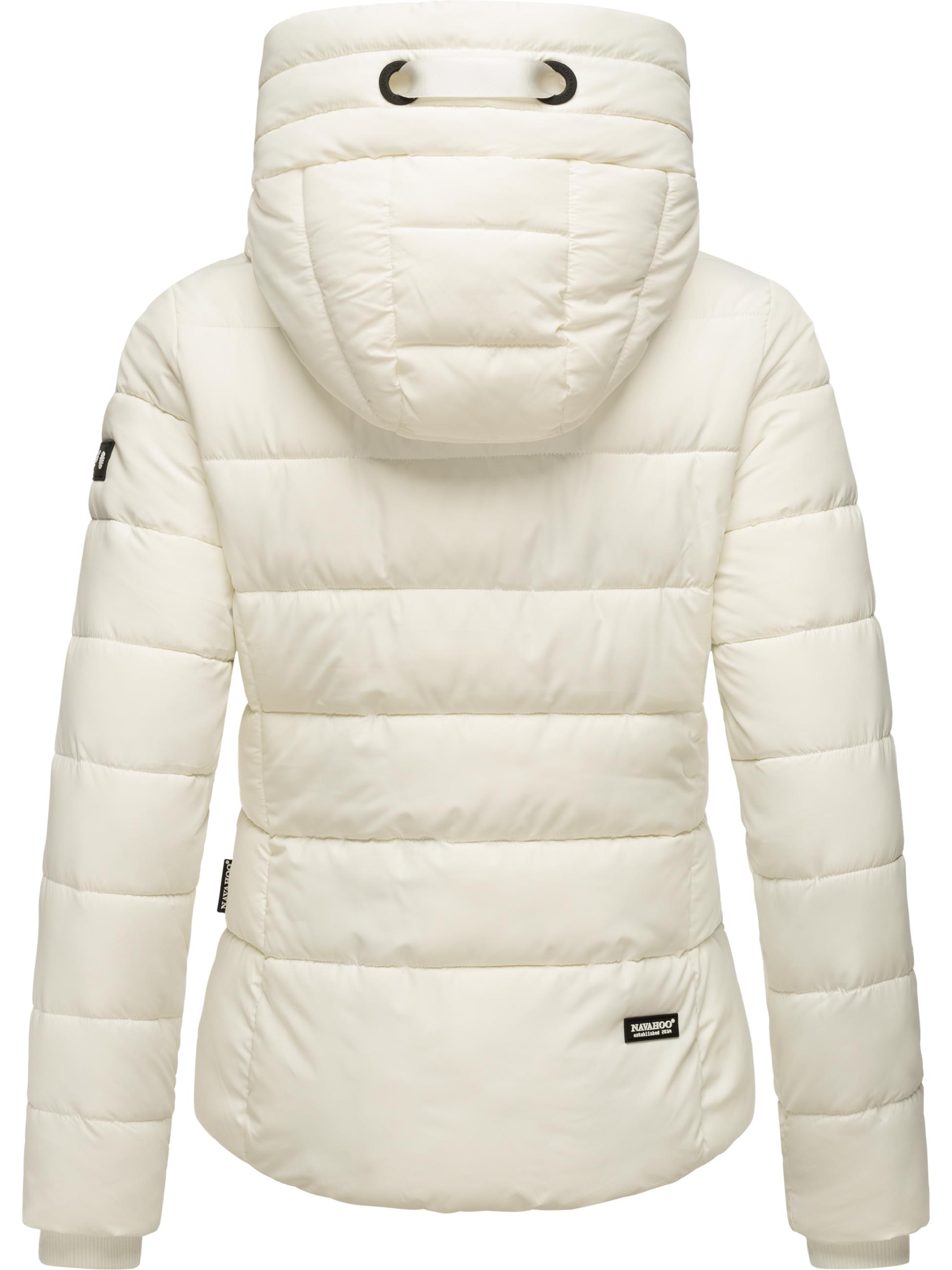 Winter Steppjacke mit hohem Kragen "Amayaa" Off White