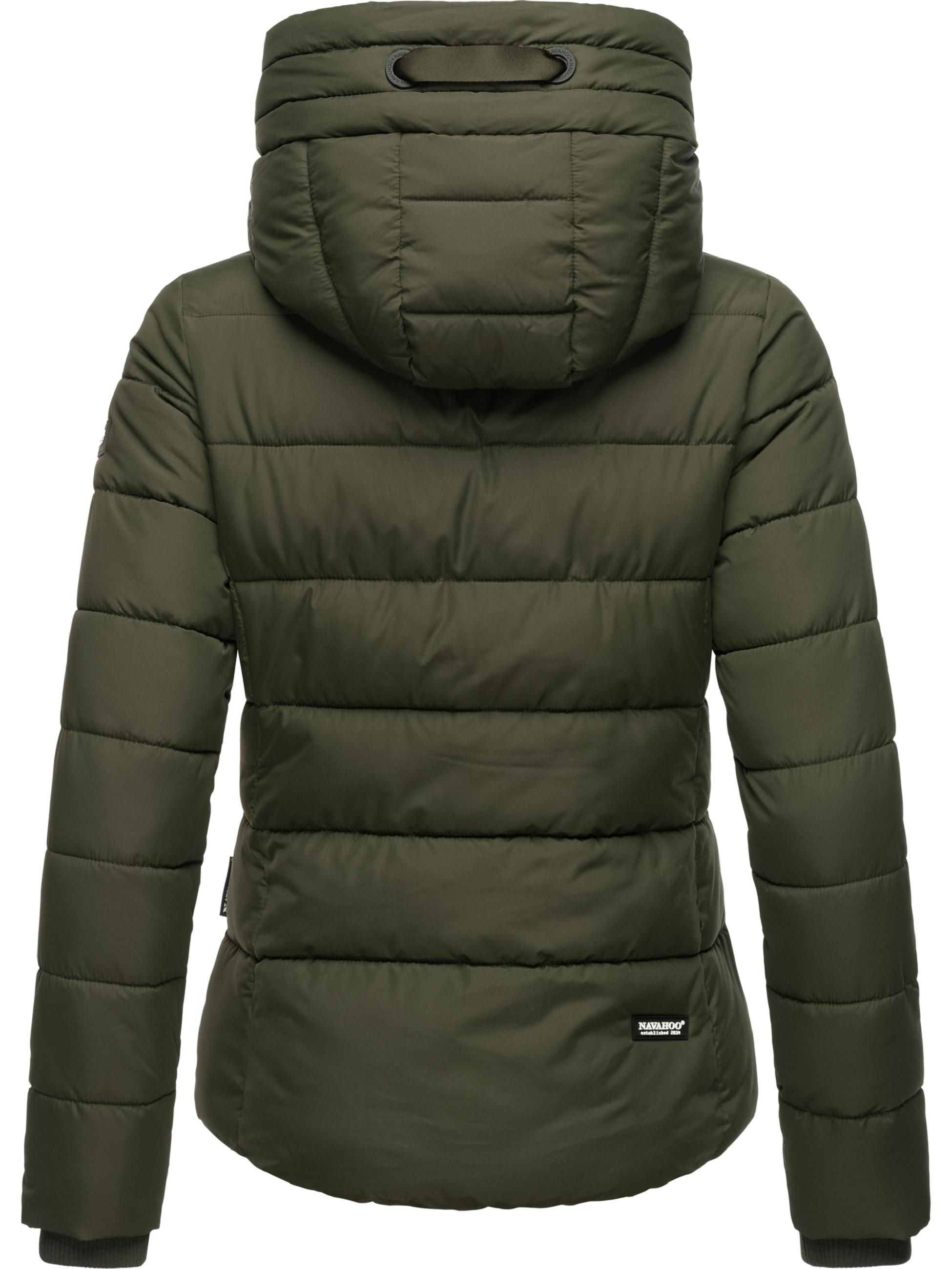 Winter Steppjacke mit hohem Kragen "Amayaa" Olive