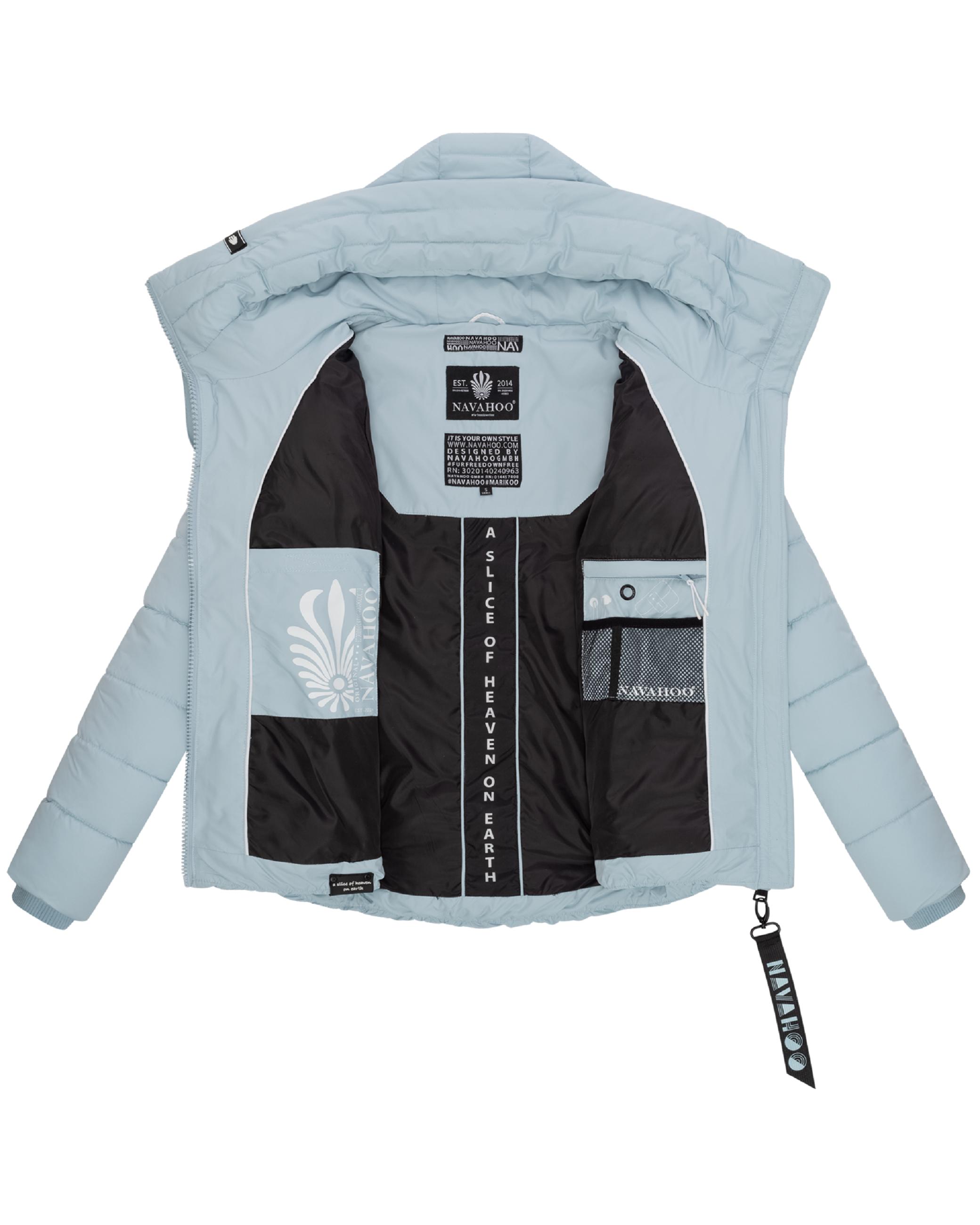 Winter Steppjacke mit hohem Kragen "Amayaa" Pastel Blue