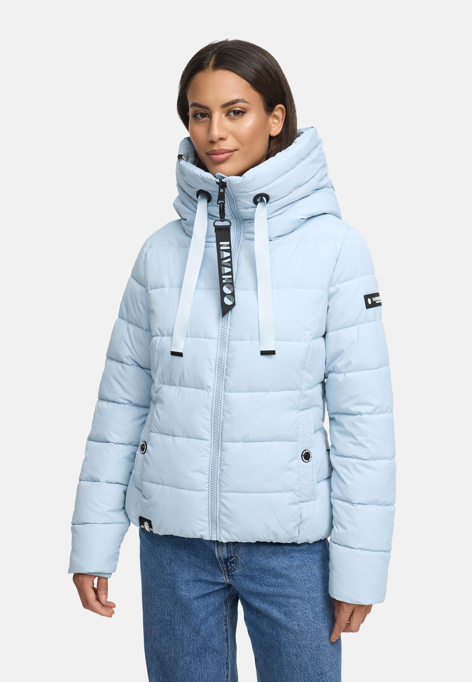 Winter Steppjacke mit hohem Kragen "Amayaa" Pastel Blue