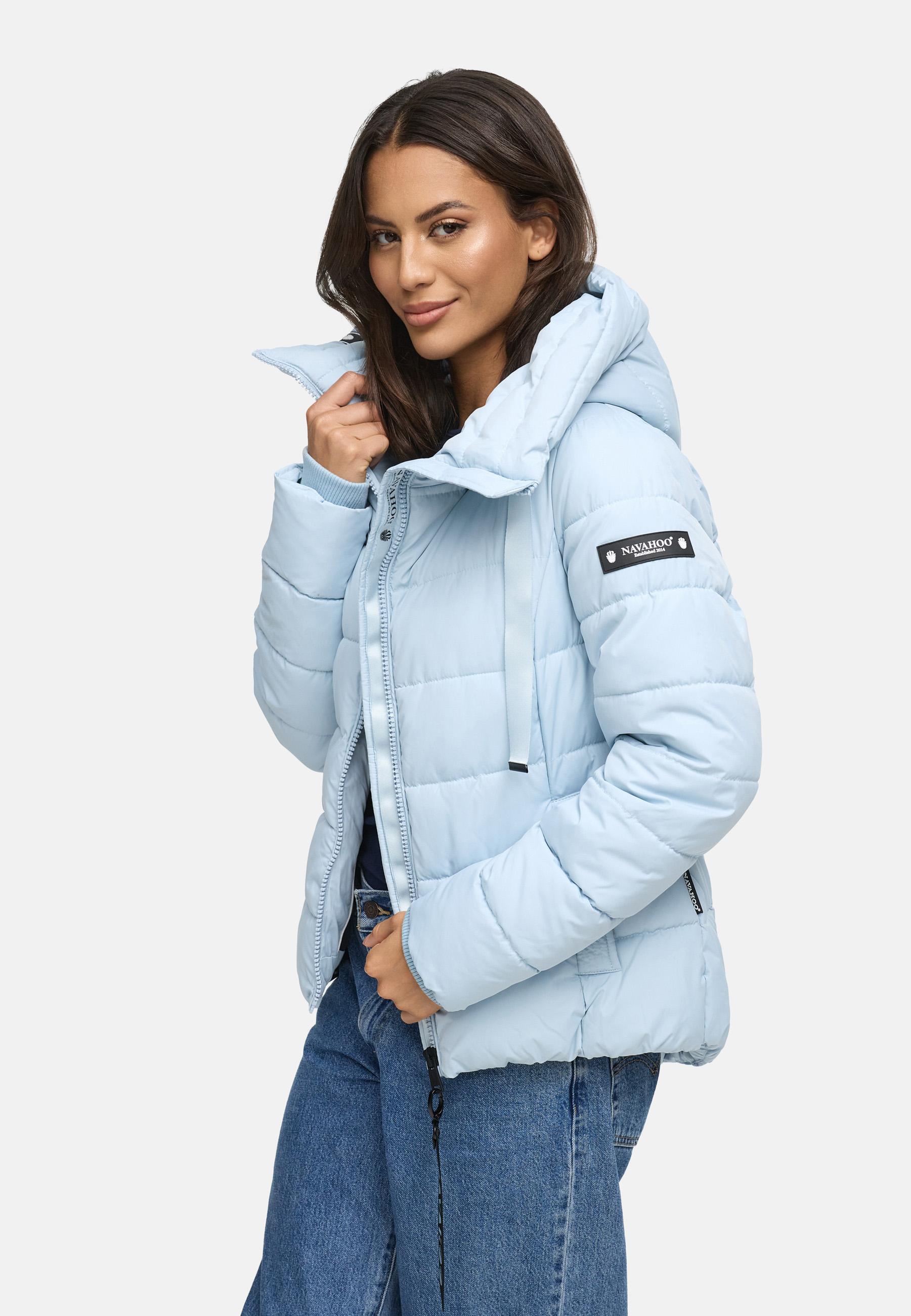 Winter Steppjacke mit hohem Kragen "Amayaa" Pastel Blue