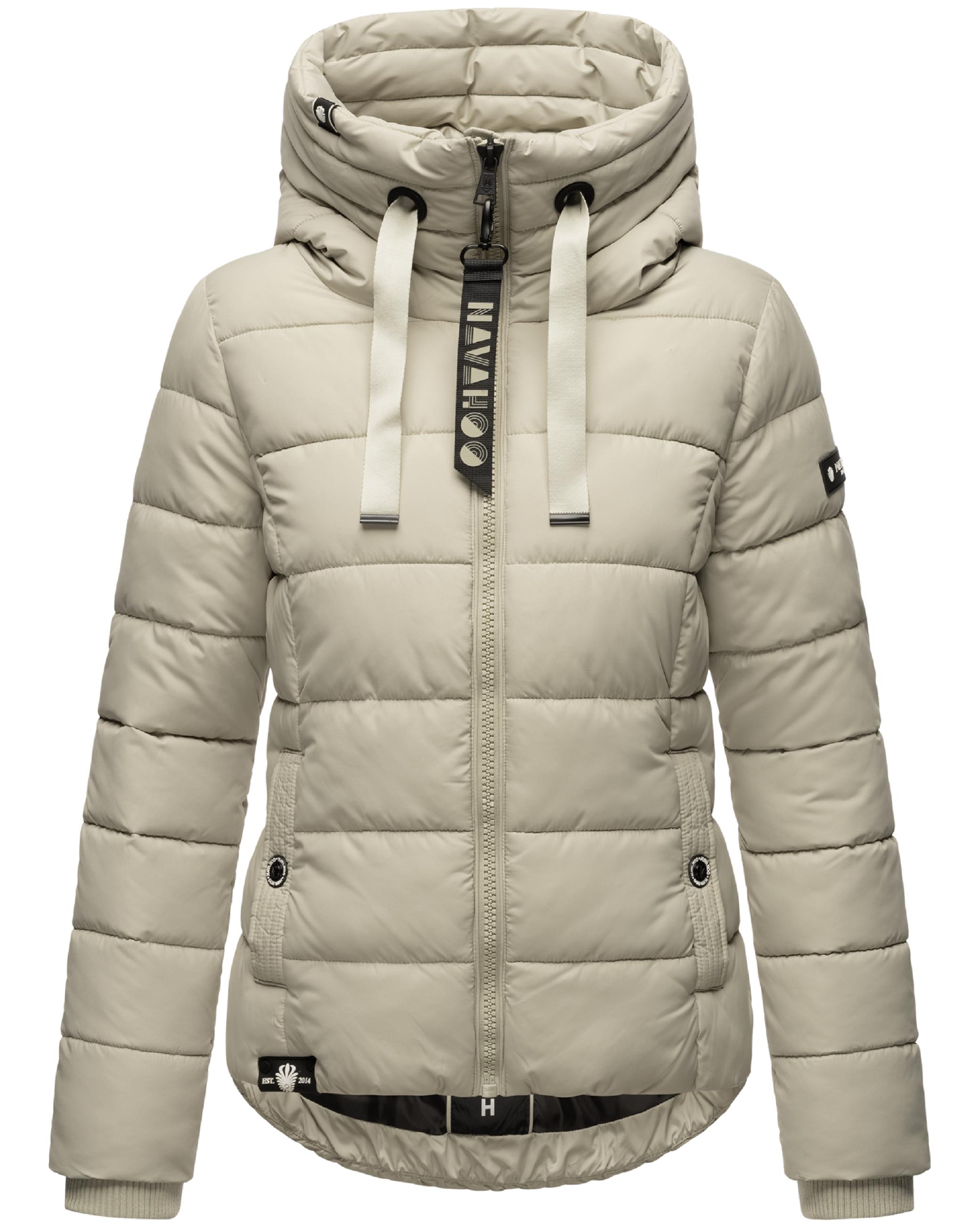 Winter Steppjacke mit hohem Kragen "Amayaa" Pebble Grey