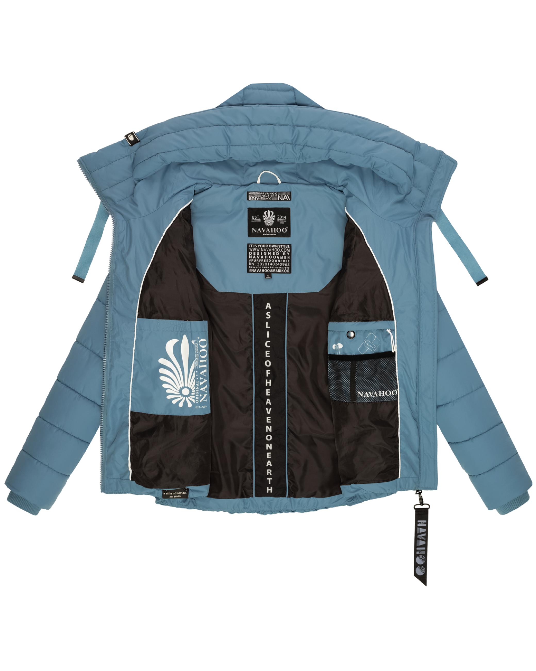 Winter Steppjacke mit hohem Kragen "Amayaa" Powder Blue