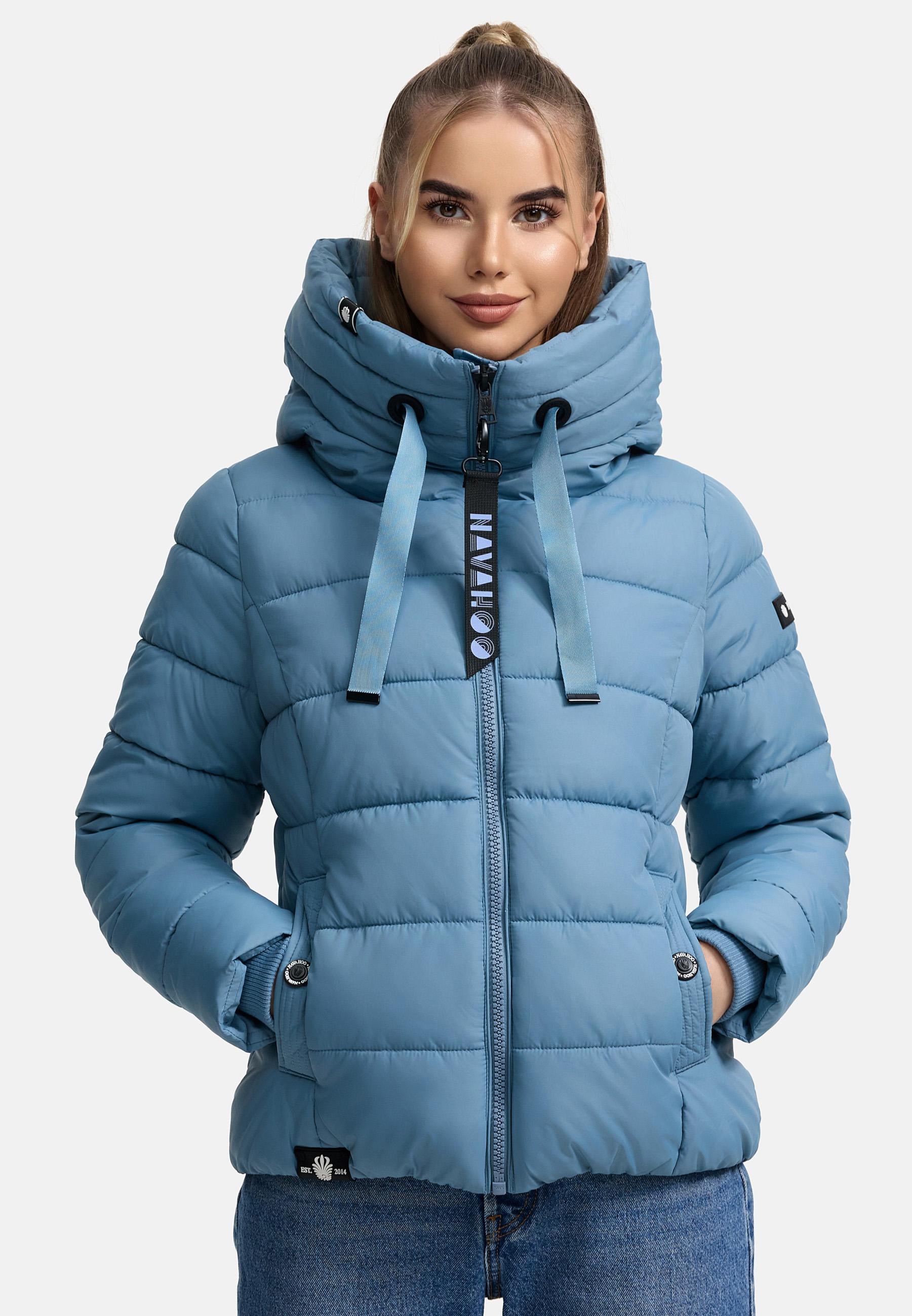 Winter Steppjacke mit hohem Kragen "Amayaa" Powder Blue