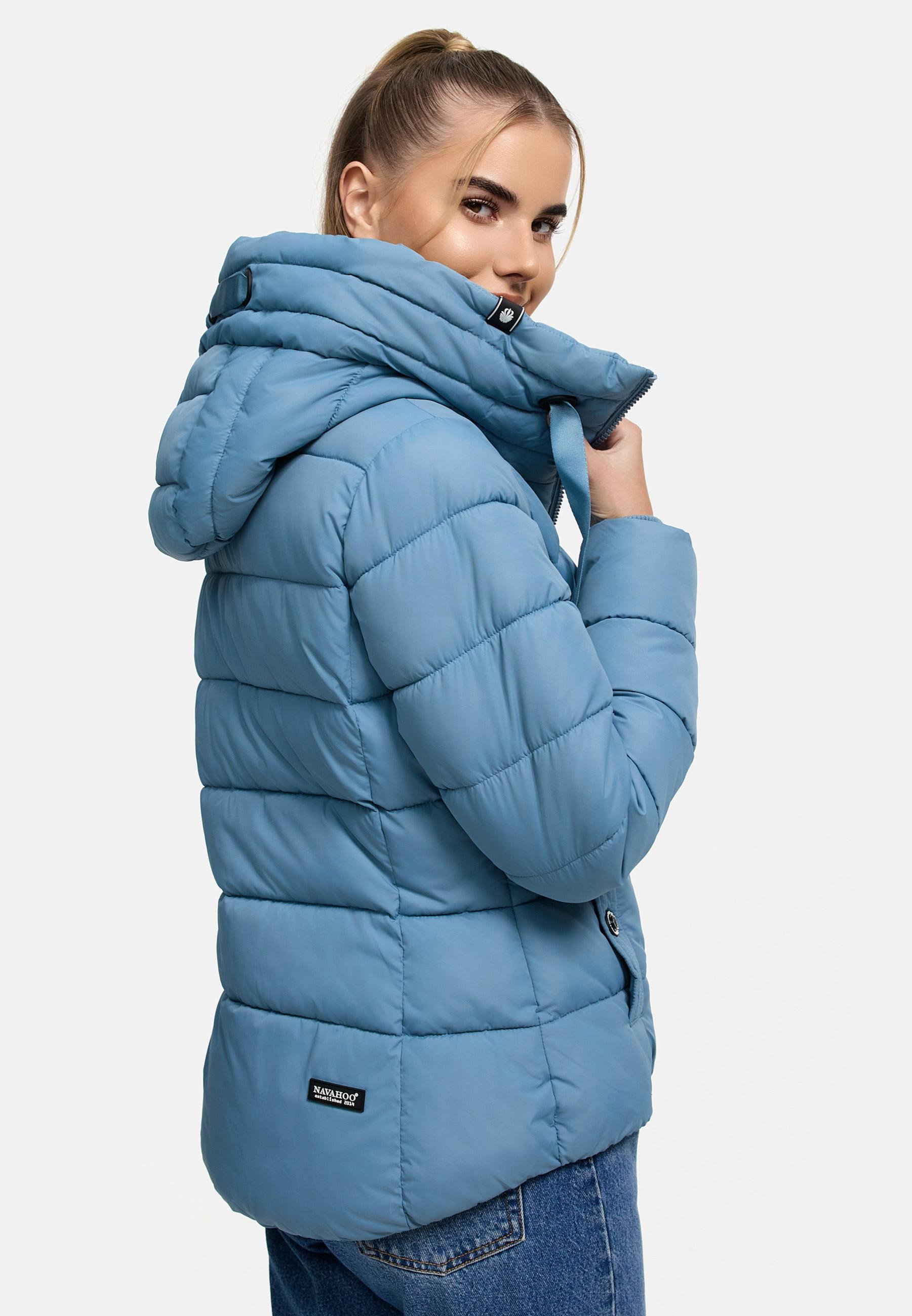 Winter Steppjacke mit hohem Kragen "Amayaa" Powder Blue