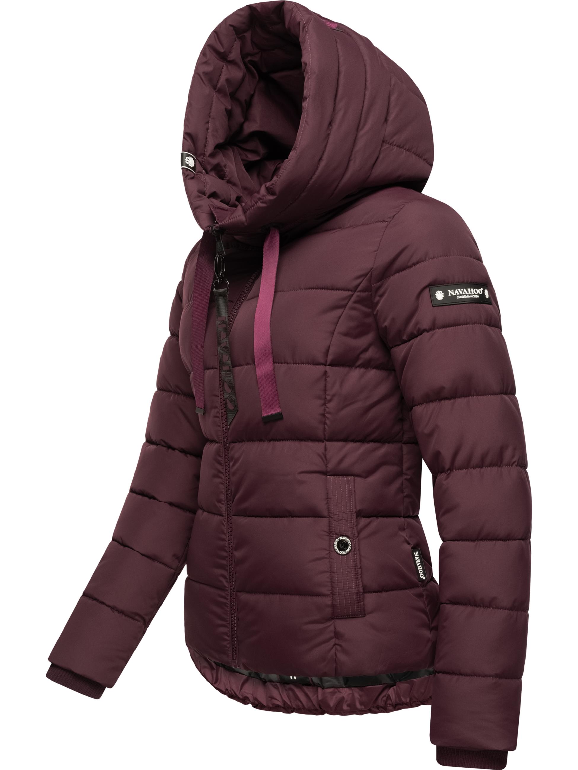 Winter Steppjacke mit hohem Kragen "Amayaa" Wine