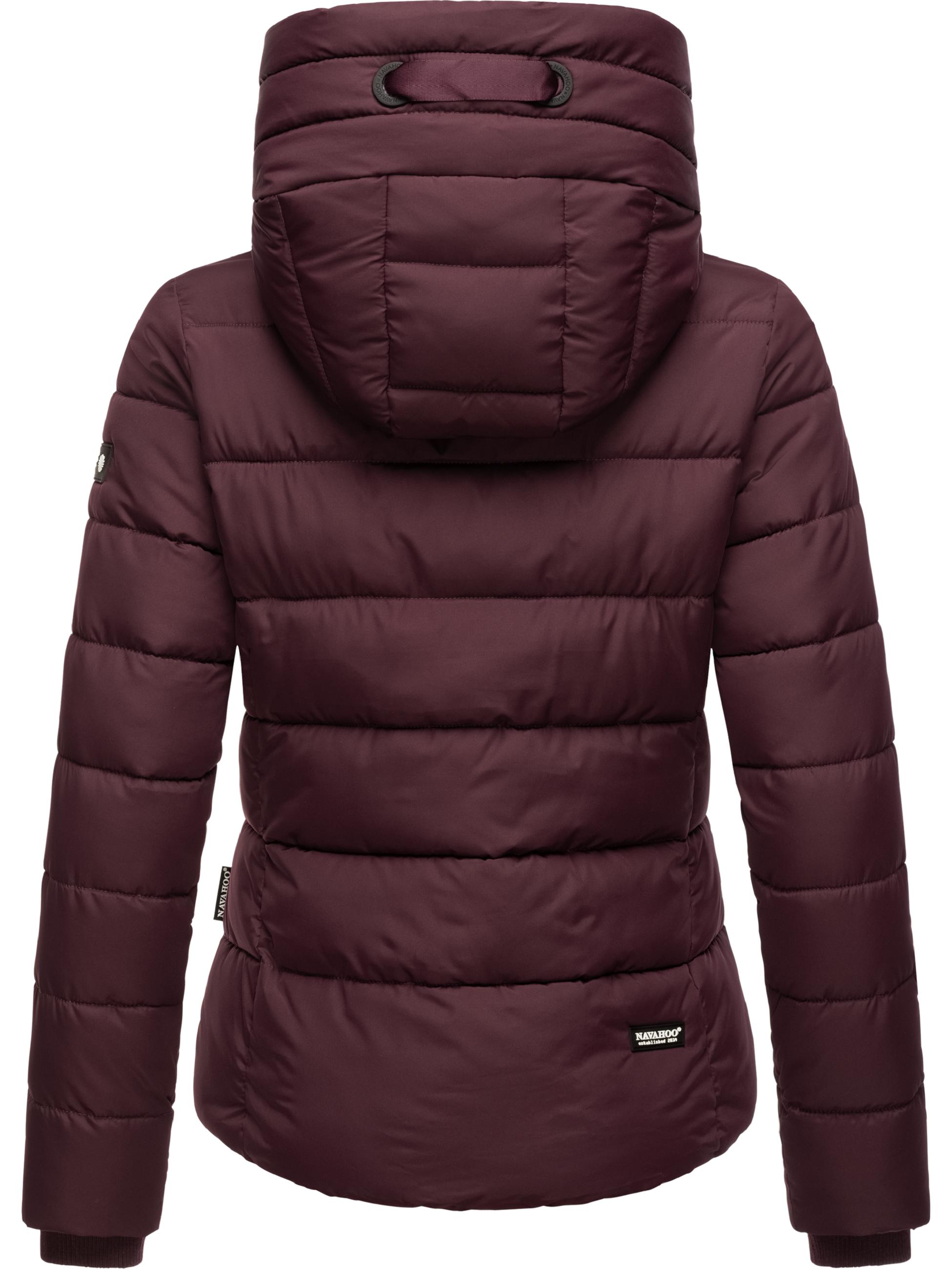 Winter Steppjacke mit hohem Kragen "Amayaa" Wine