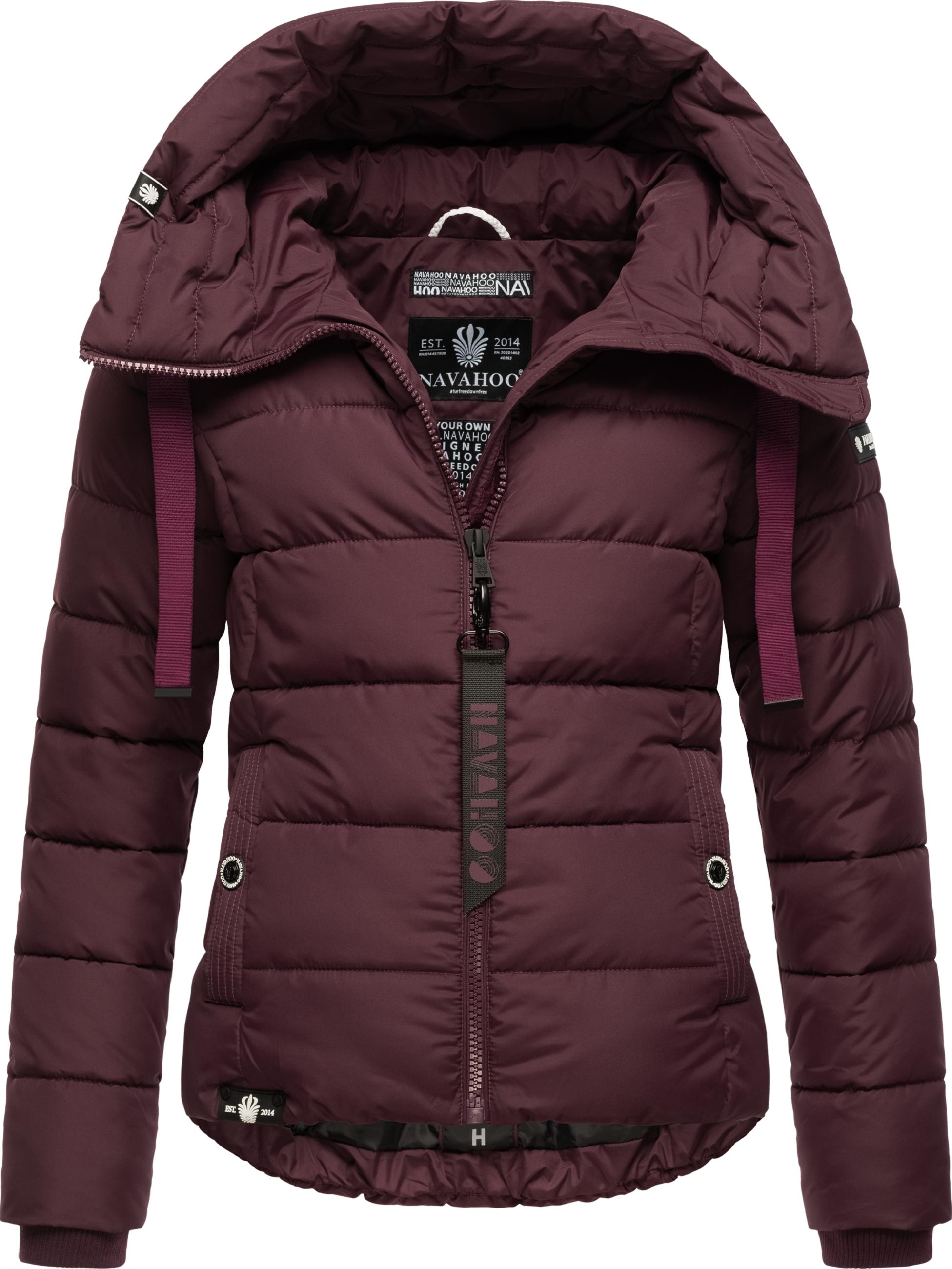 Winter Steppjacke mit hohem Kragen "Amayaa" Wine