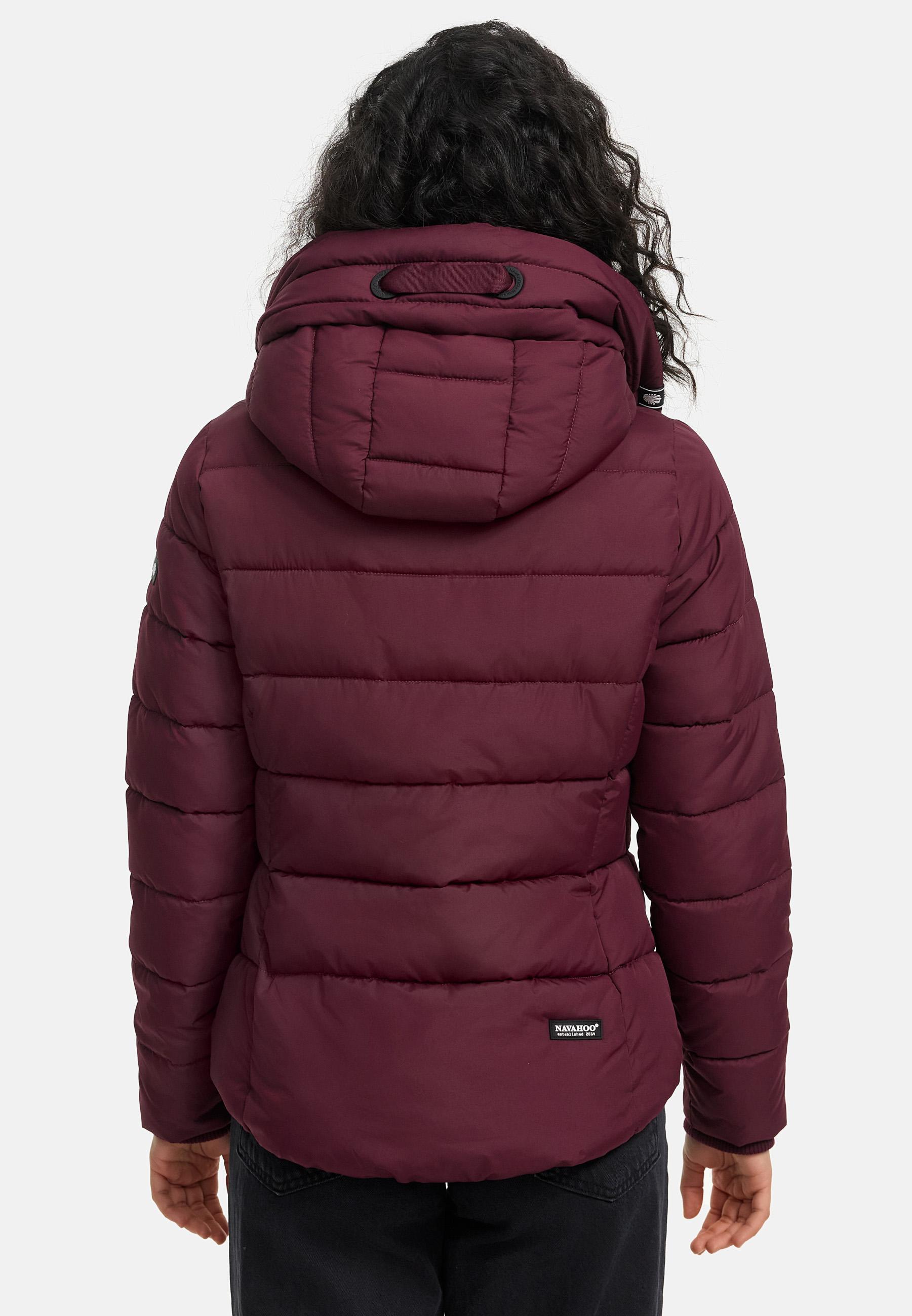 Winter Steppjacke mit hohem Kragen "Amayaa" Wine