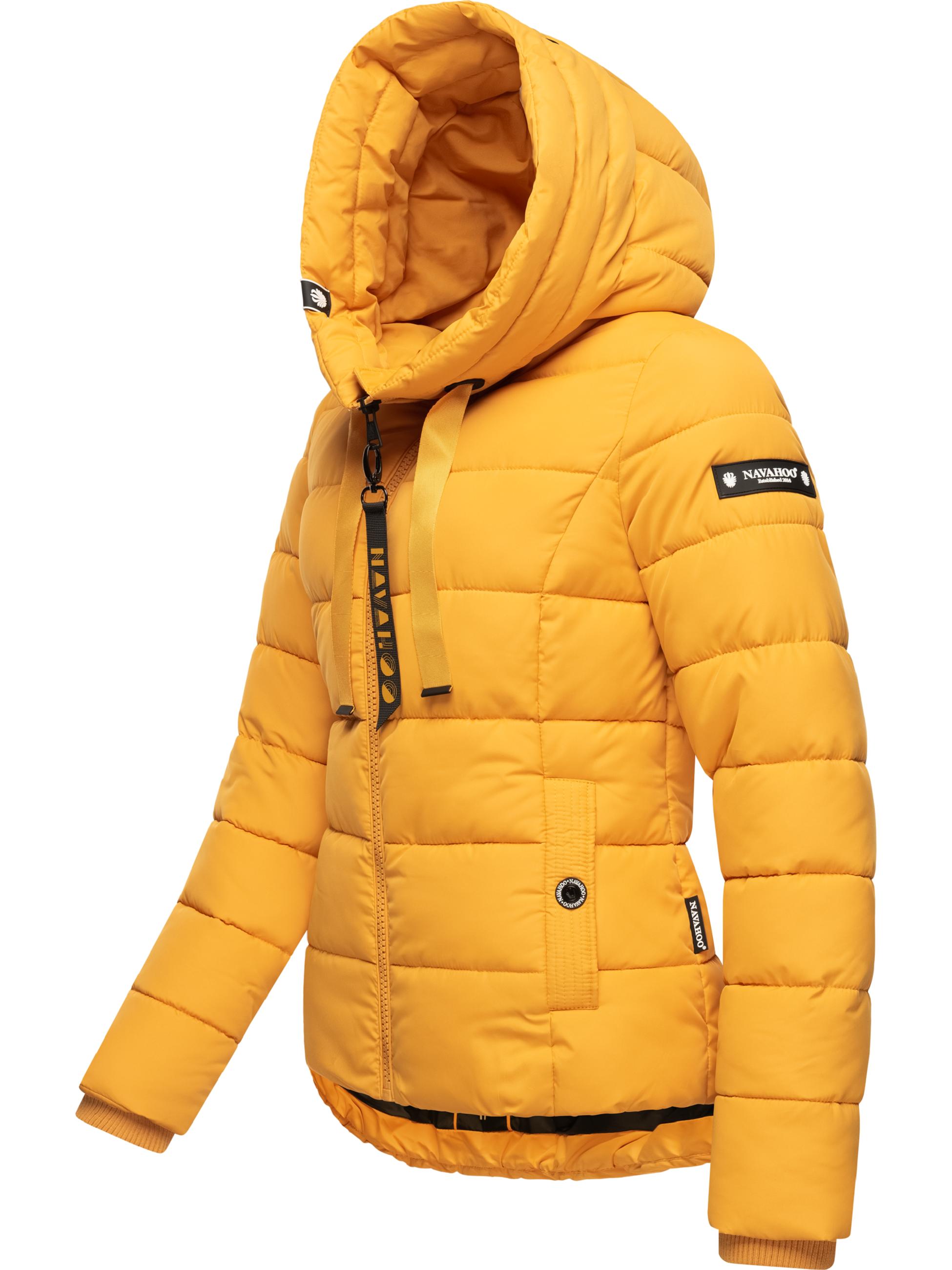 Winter Steppjacke mit hohem Kragen "Amayaa" Yellow