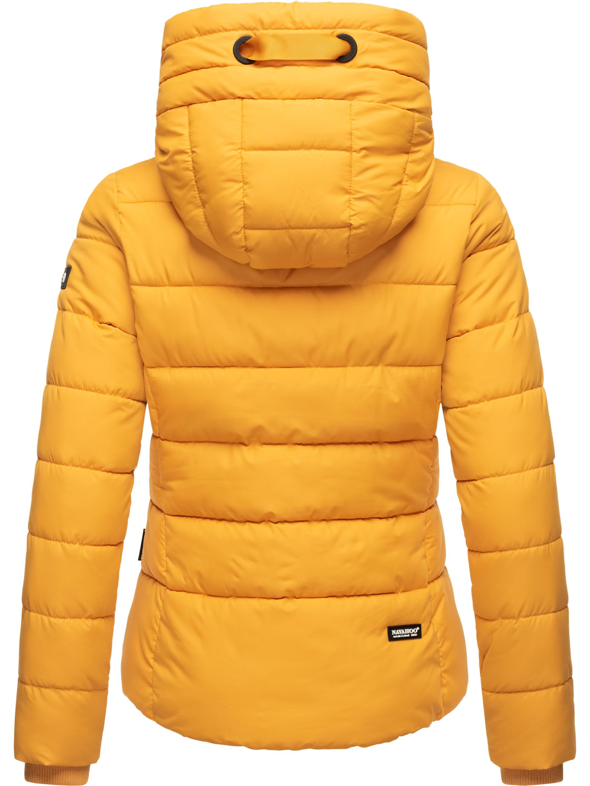 Winter Steppjacke mit hohem Kragen "Amayaa" Yellow