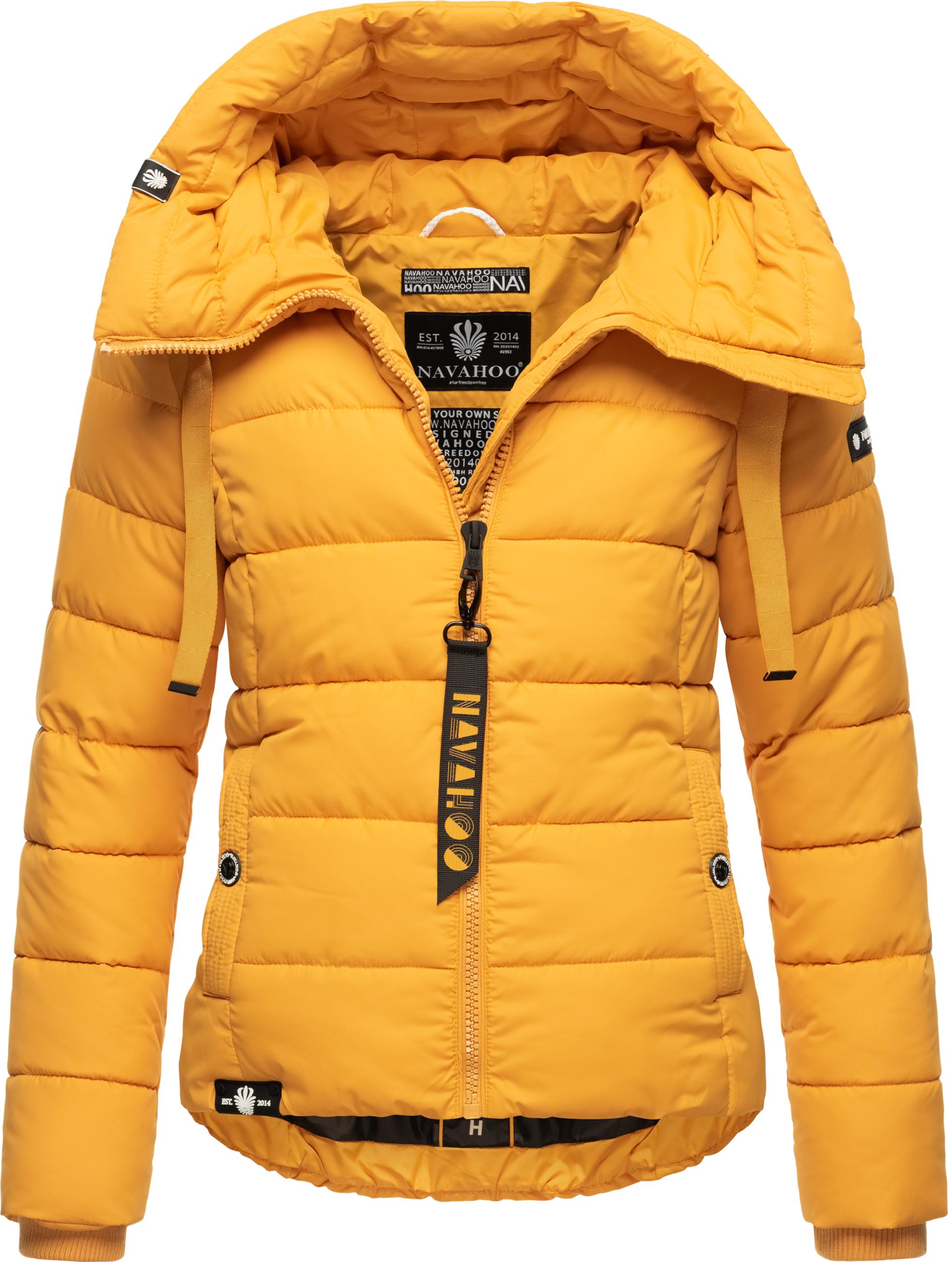 Winter Steppjacke mit hohem Kragen "Amayaa" Yellow