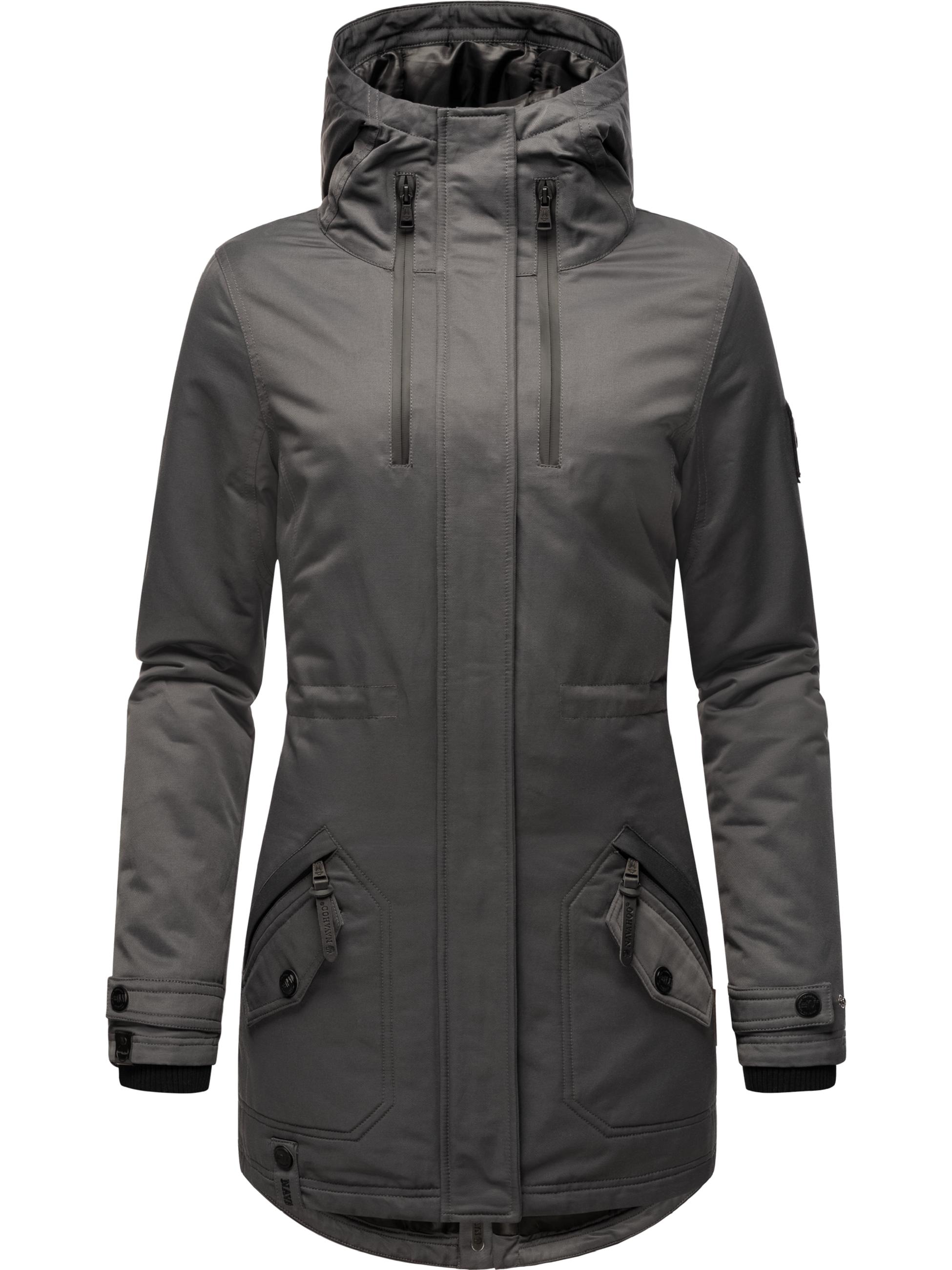 Winterparka mit Kapuze "Avrille II" Anthracite