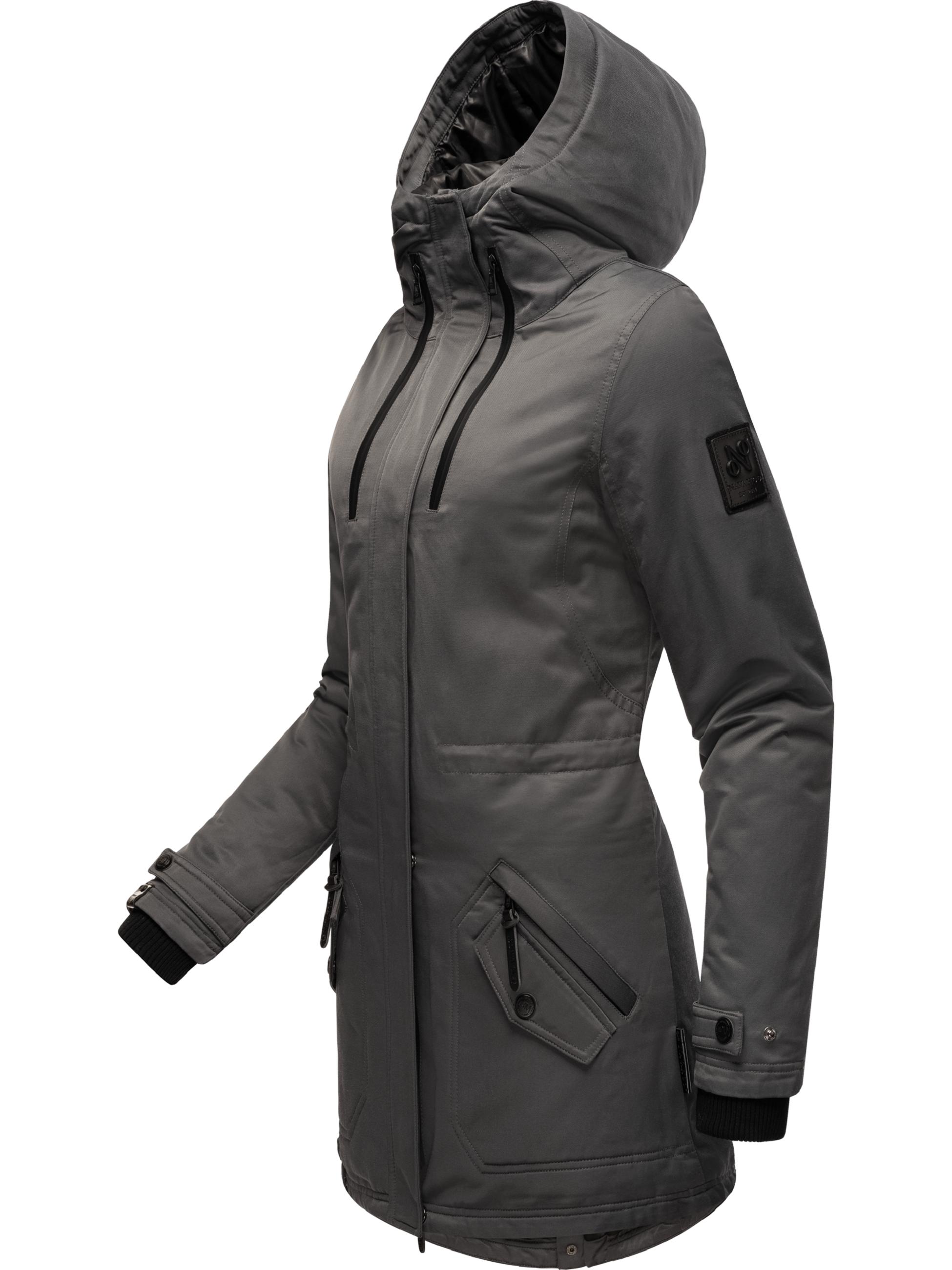 Winterparka mit Kapuze "Avrille II" Anthracite