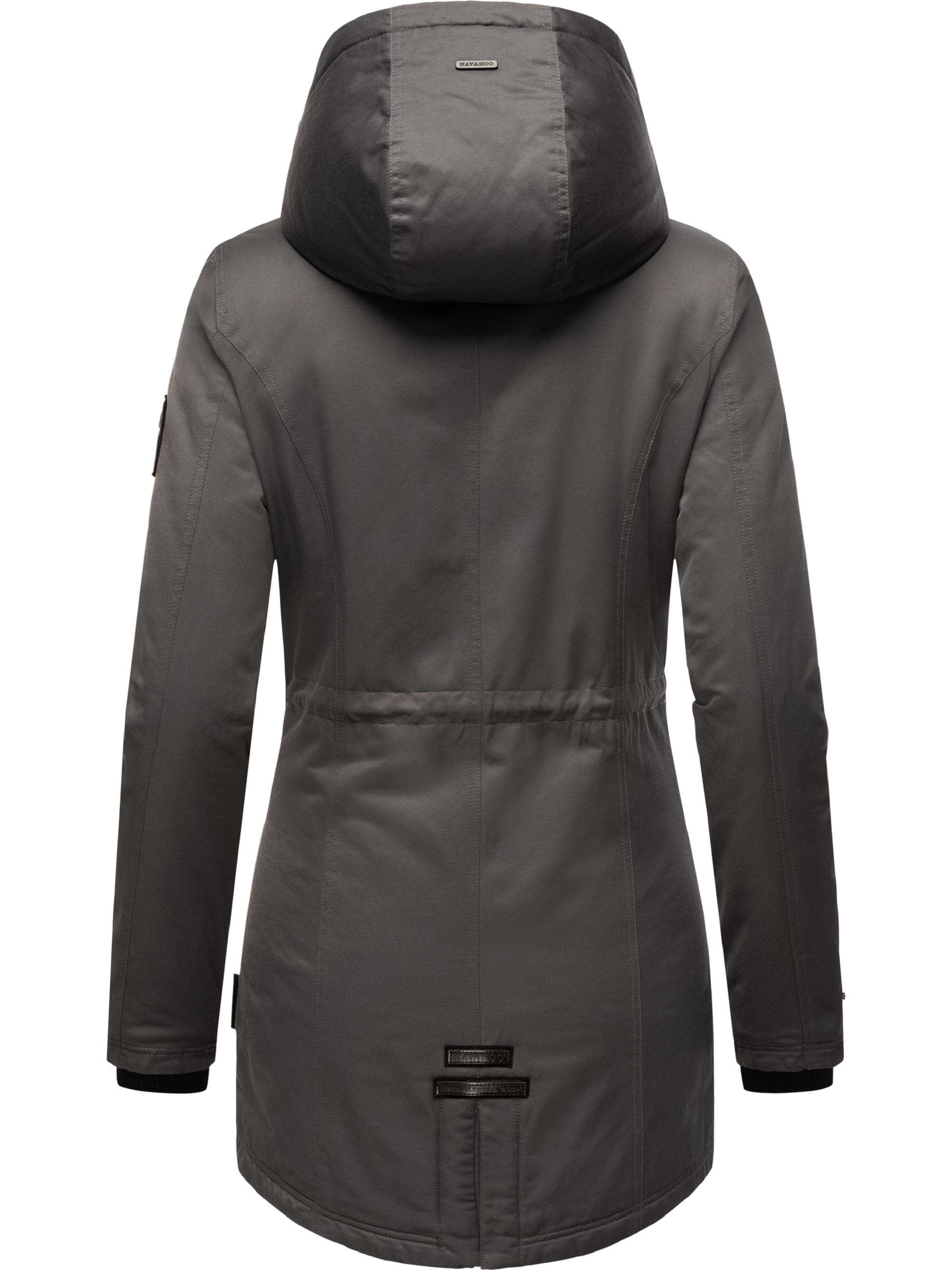 Winterparka mit Kapuze "Avrille II" Anthracite