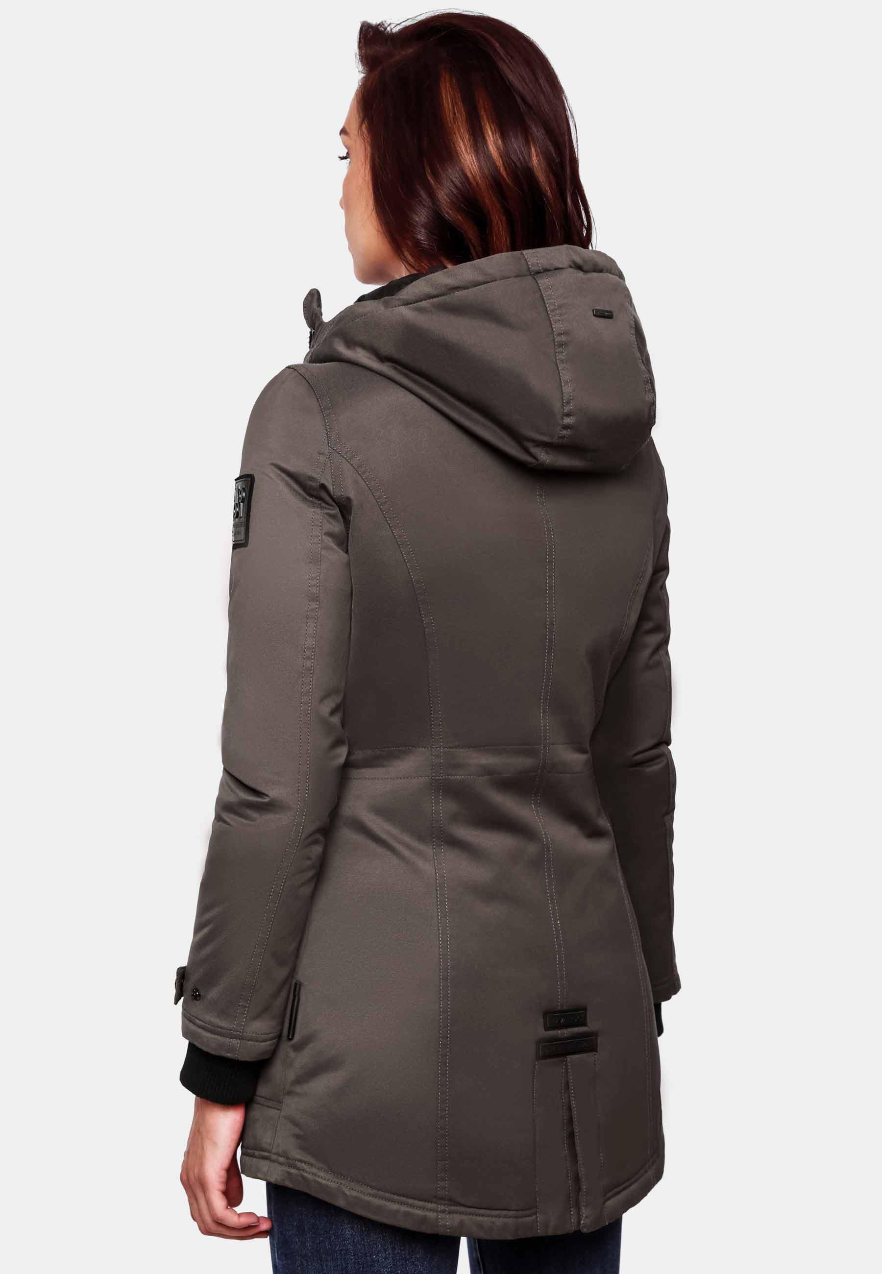 Winterparka mit Kapuze "Avrille II" Anthracite