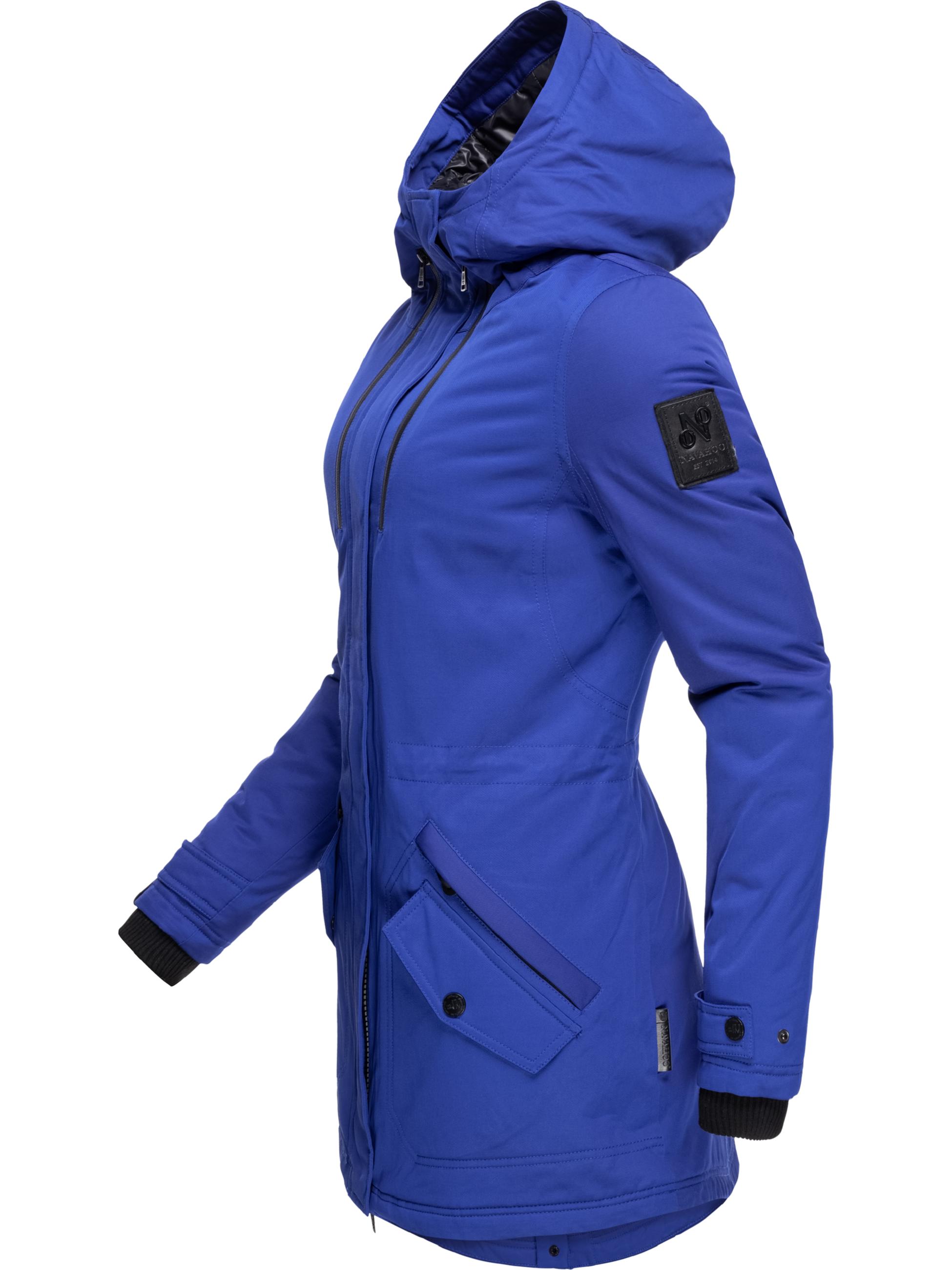 Winterparka mit Kapuze "Avrille II" Blau