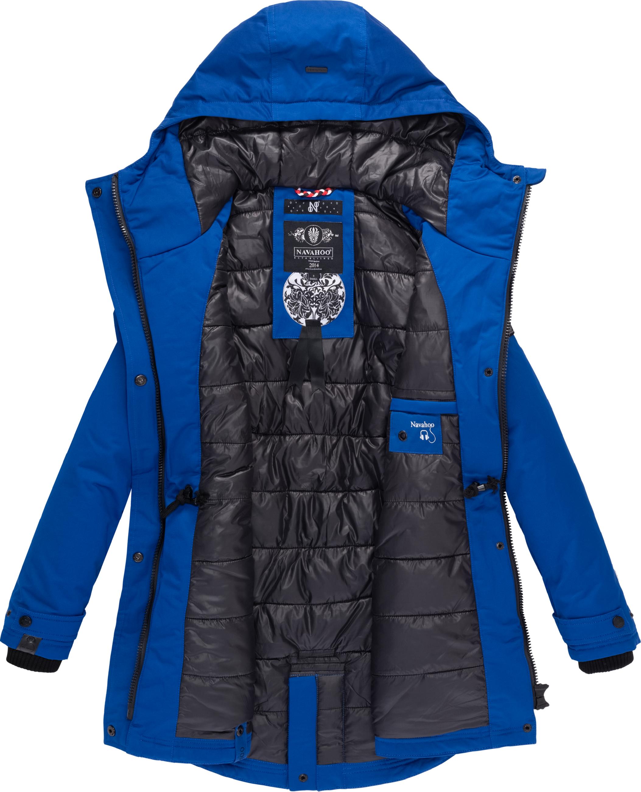 Winterparka mit Kapuze "Avrille II" Blau