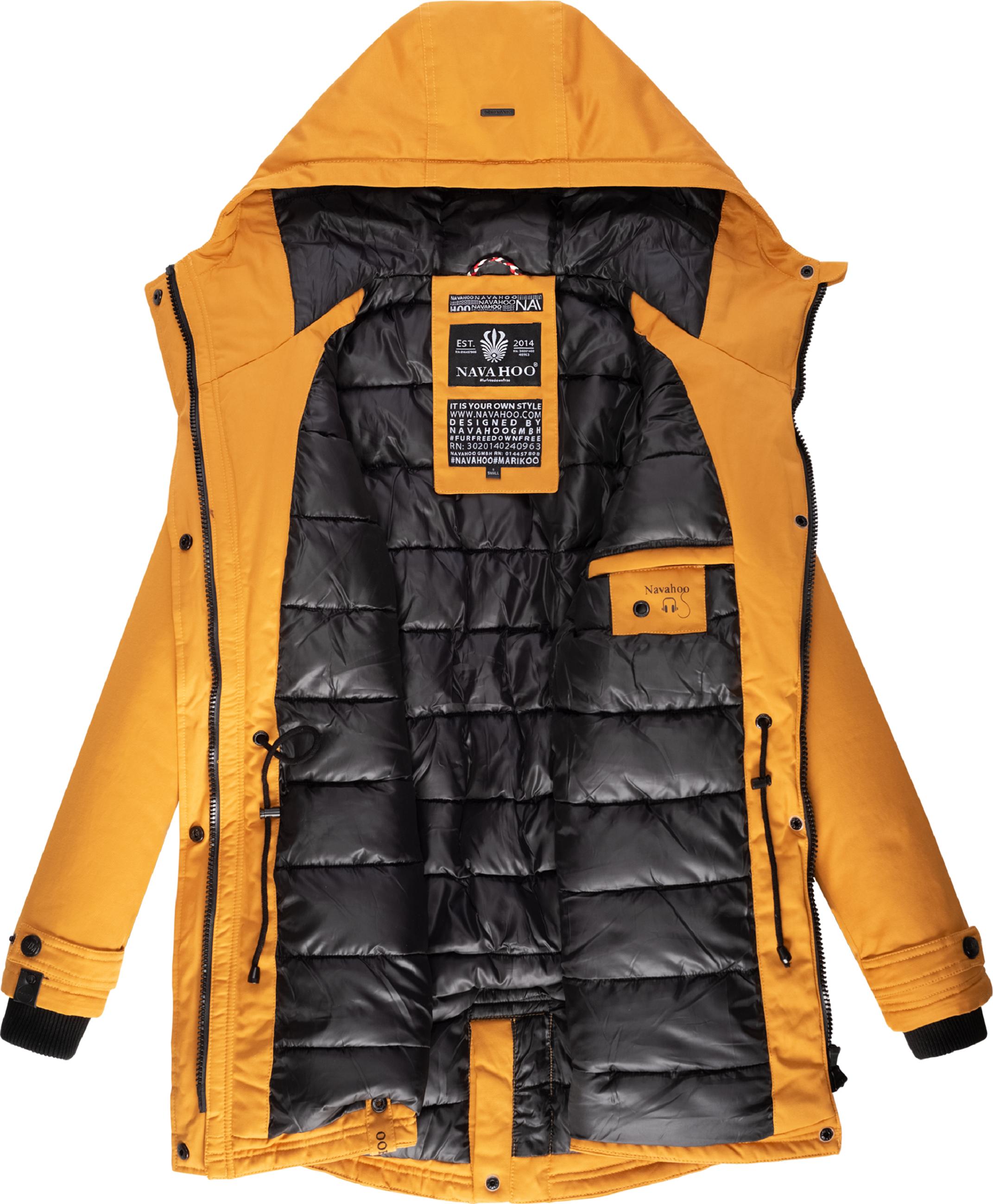 Winterparka mit Kapuze "Avrille II" Yellow