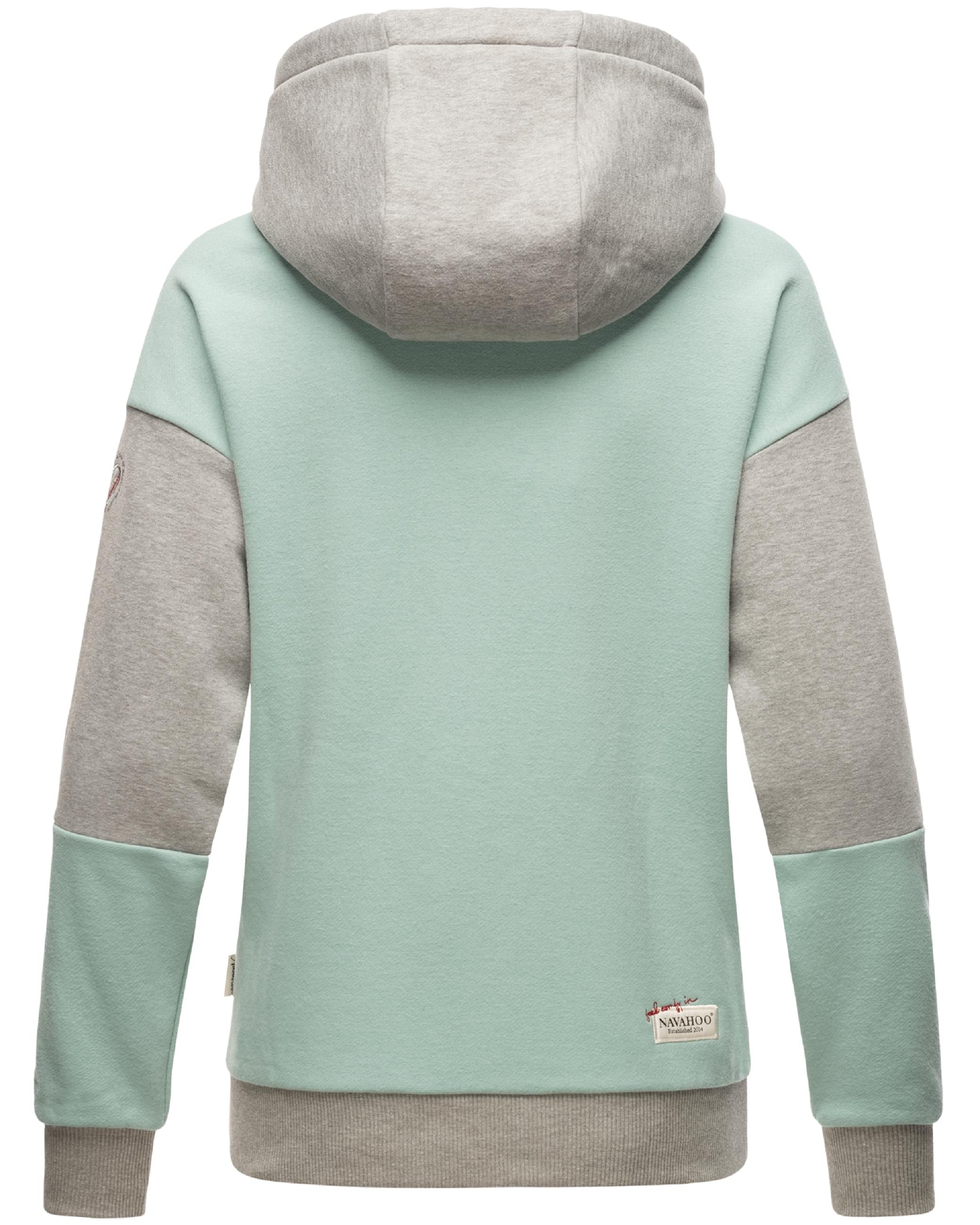 Weicher Hoodie Multicolor "Babykätzchen" Multicolour Dusty Mint Melange