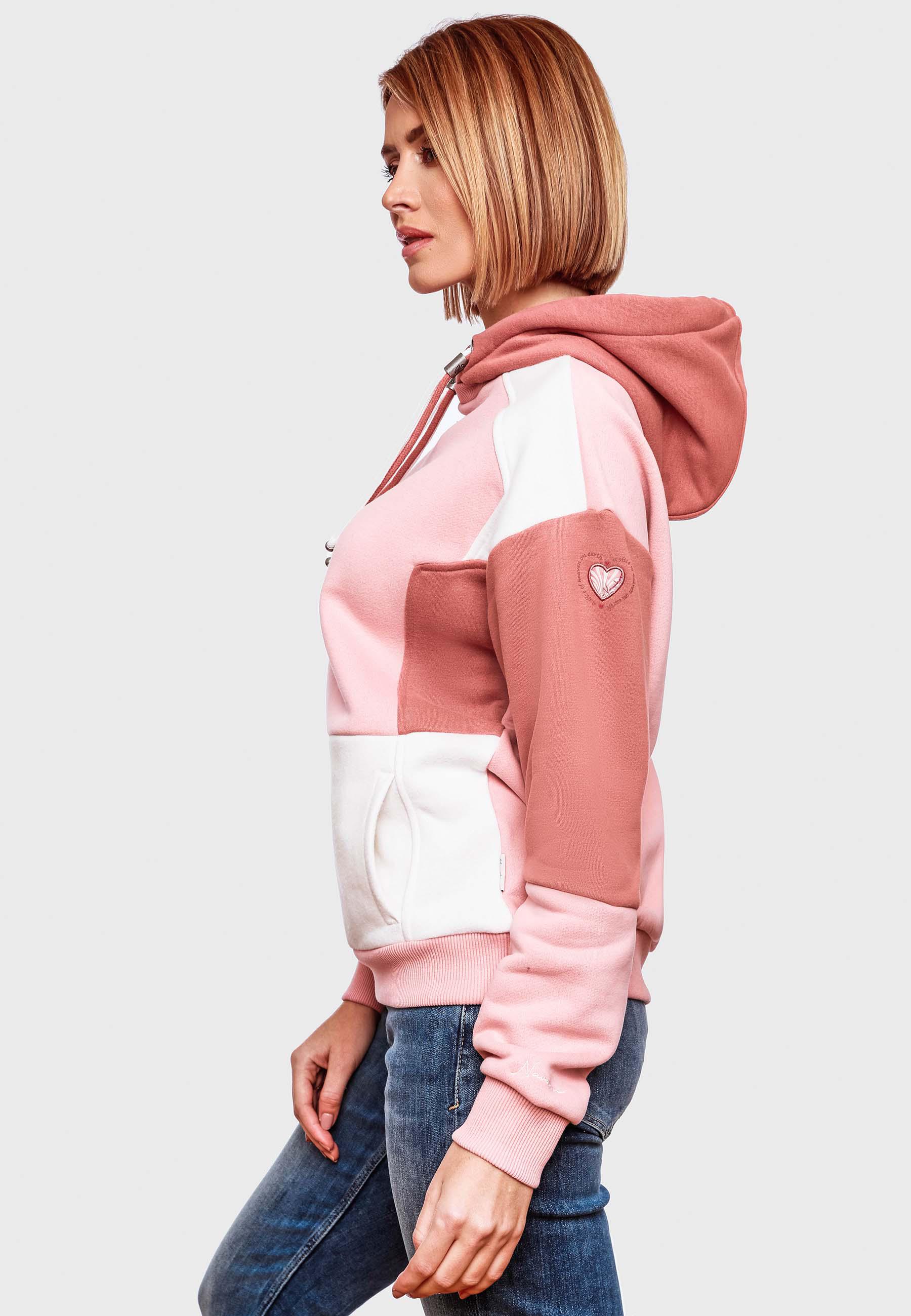 Weicher Hoodie Multicolor "Babykätzchen" Multicolour Powder Rose