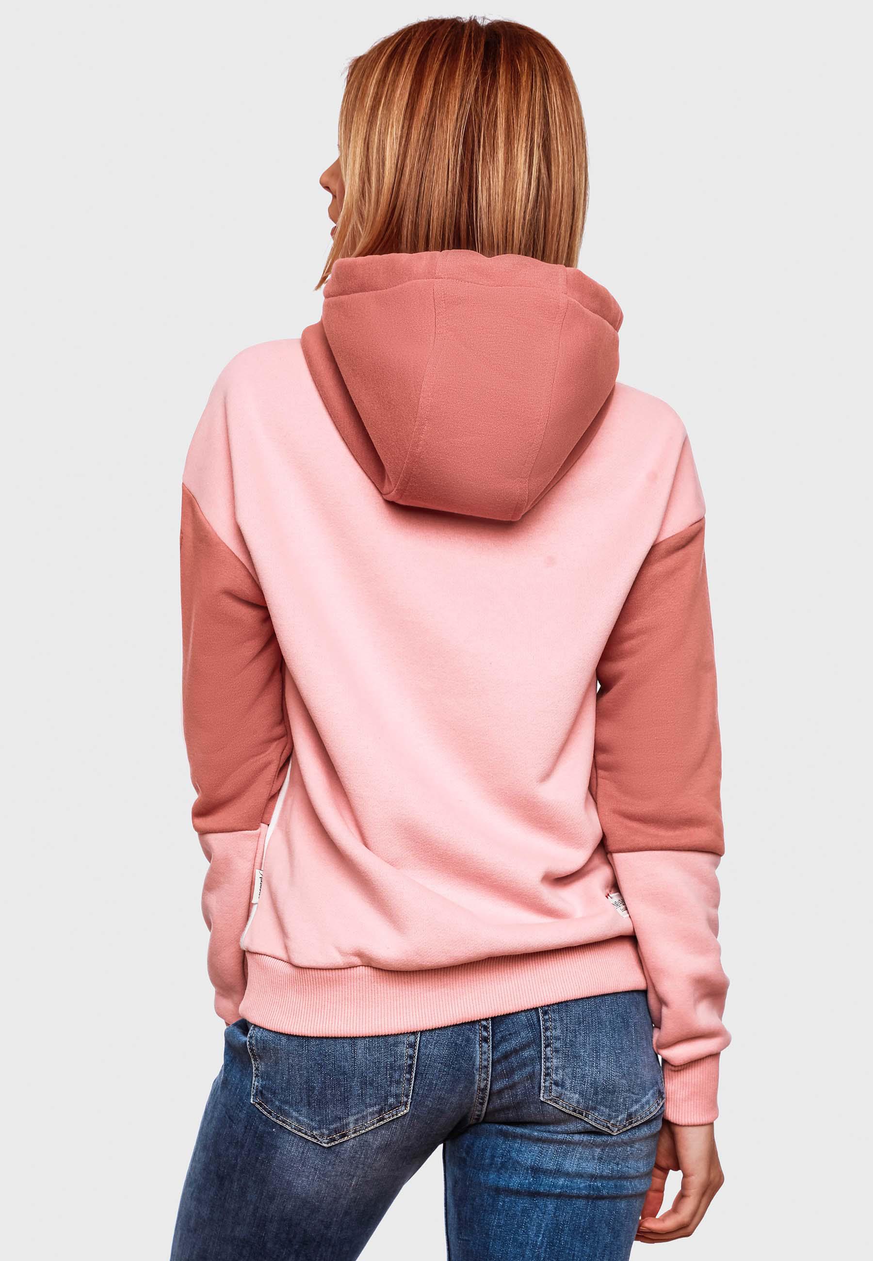 Weicher Hoodie Multicolor "Babykätzchen" Multicolour Powder Rose