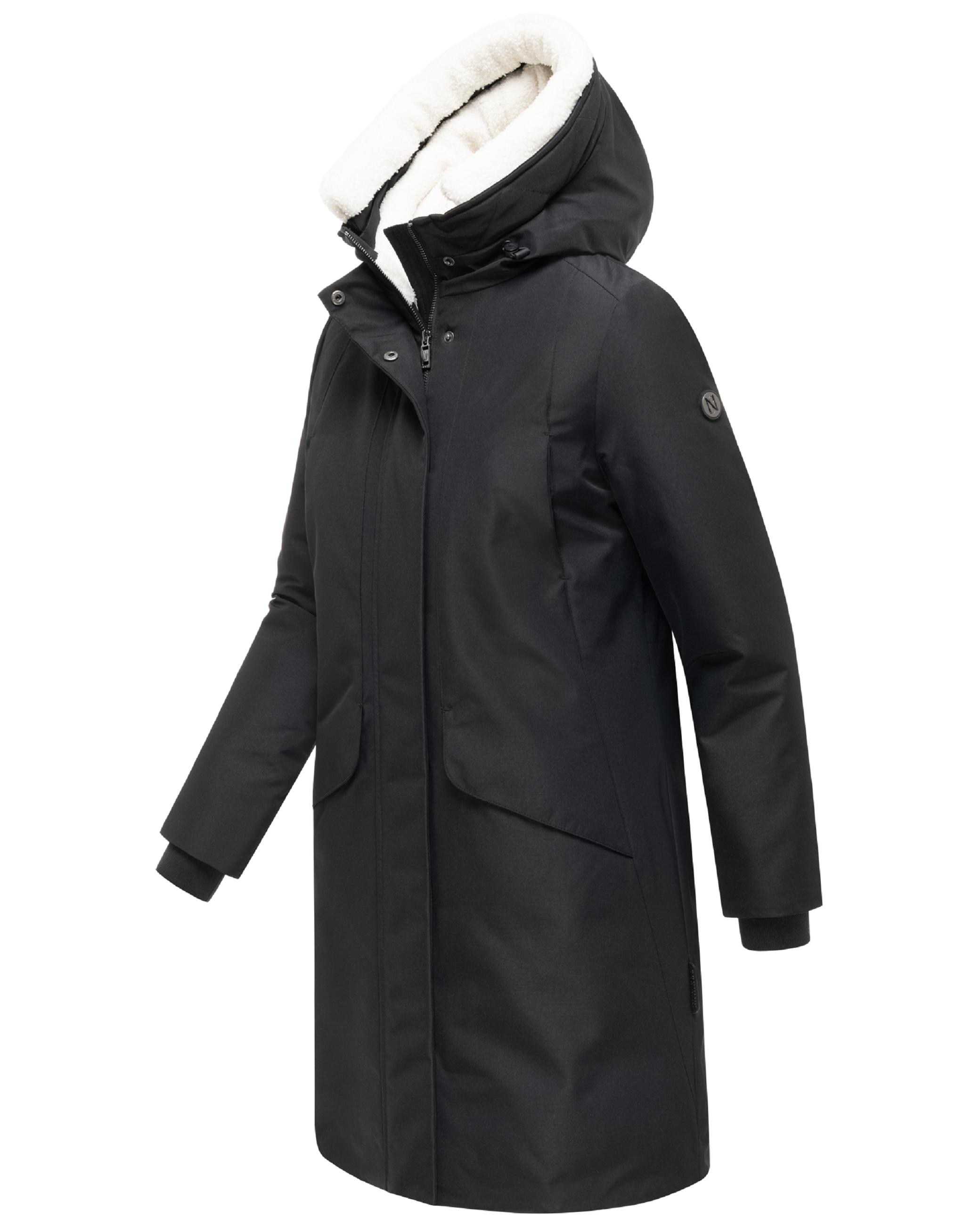 Warmer Parka mit Brusttaschen "Bibber-Beauty 14" Black