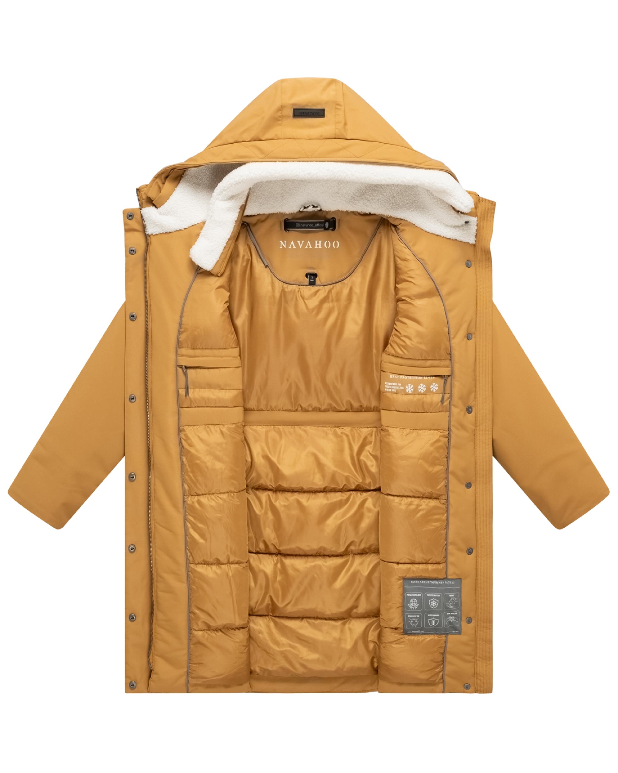 Warmer Parka mit Brusttaschen "Bibber-Beauty 14" Honey Toffee