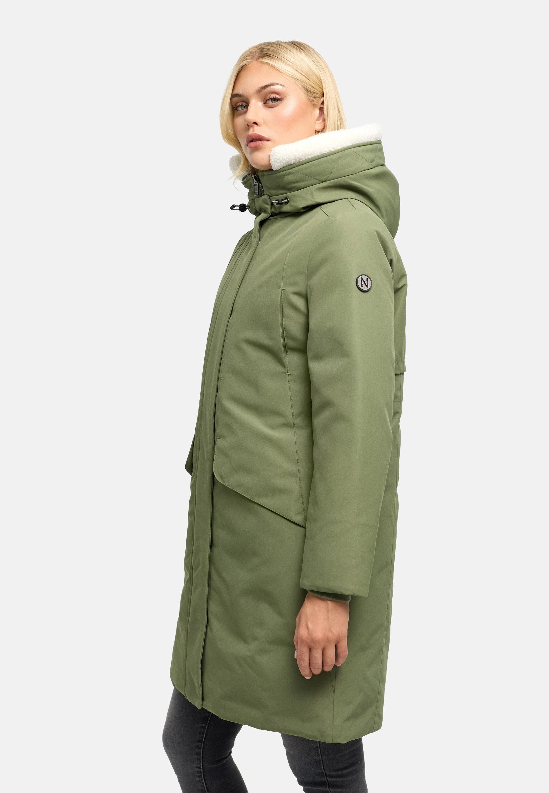 Warmer Parka mit Brusttaschen "Bibber-Beauty 14" Olive Leaf
