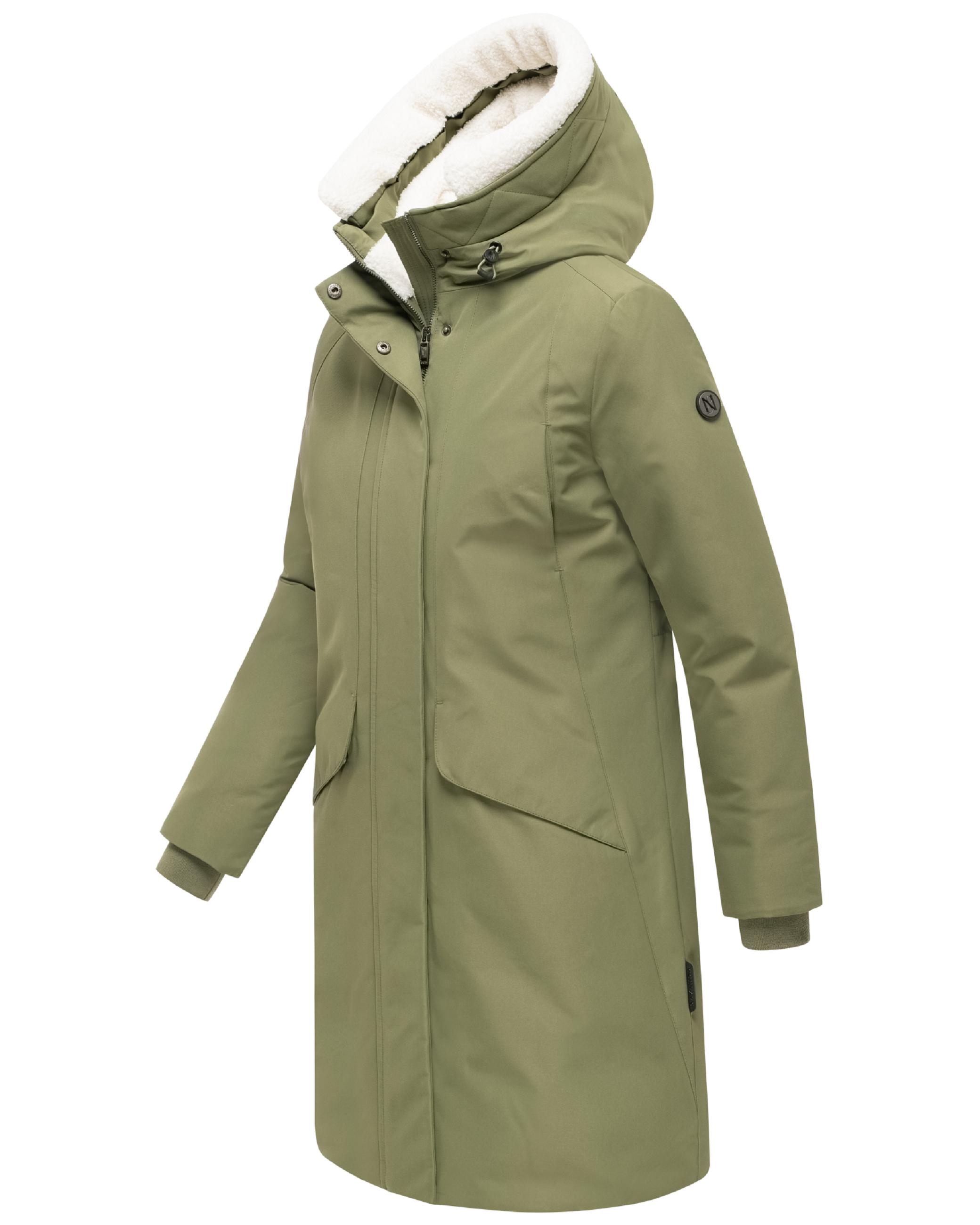 Warmer Parka mit Brusttaschen "Bibber-Beauty 14" Olive Leaf