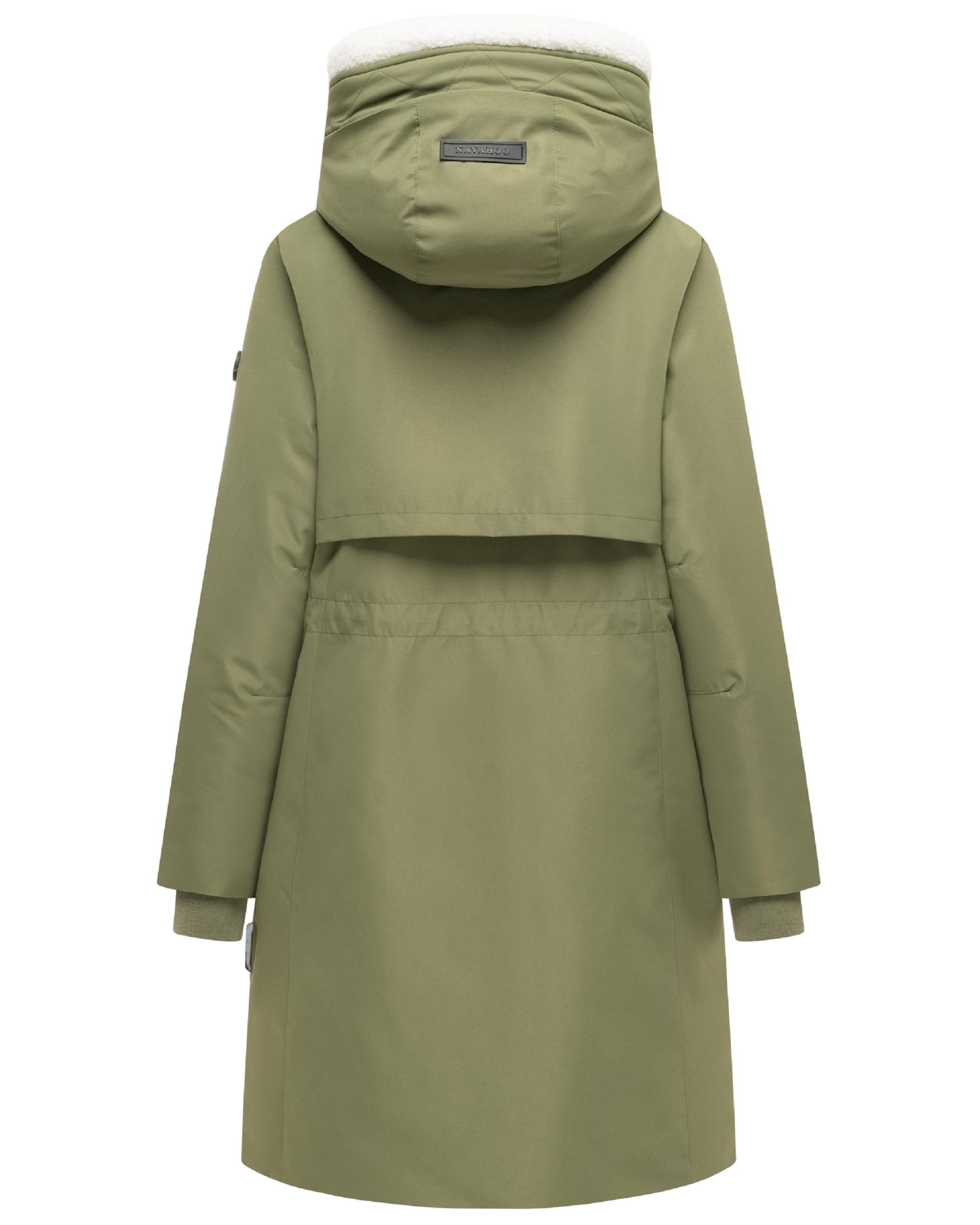 Warmer Parka mit Brusttaschen "Bibber-Beauty 14" Olive Leaf