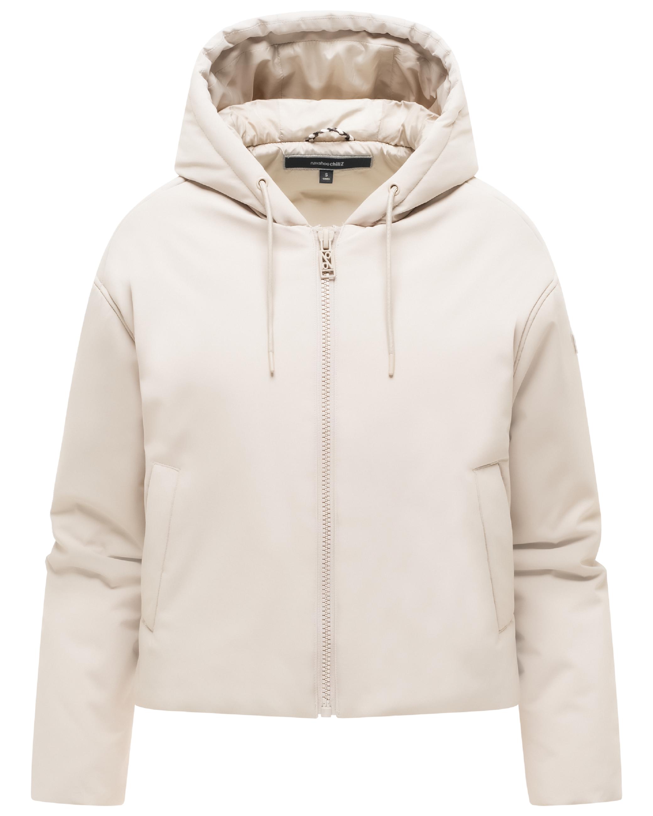 Kurze Jacke mit verstellbarem Saum "Biscuitaa 14" Bone