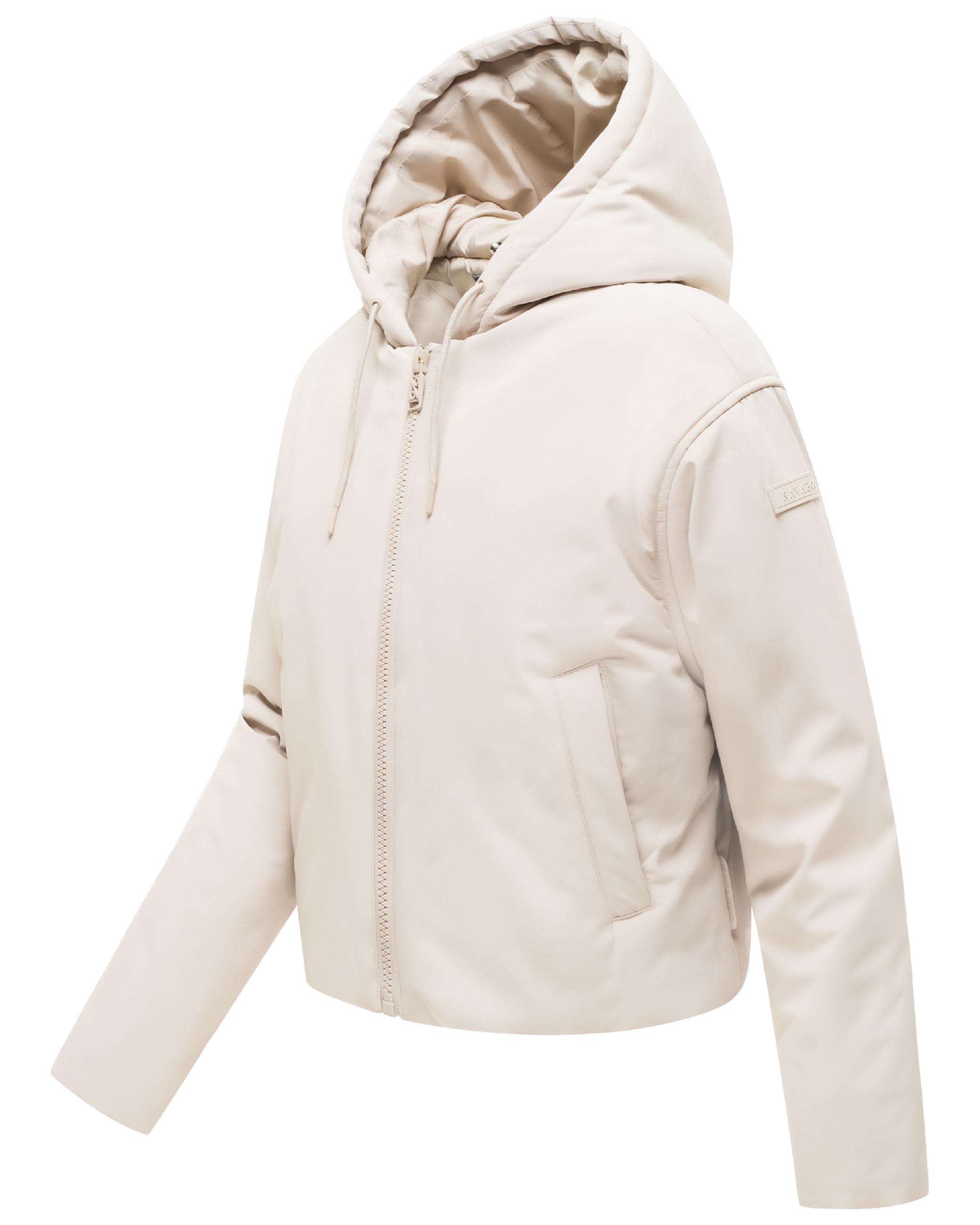 Kurze Jacke mit verstellbarem Saum "Biscuitaa 14" Bone