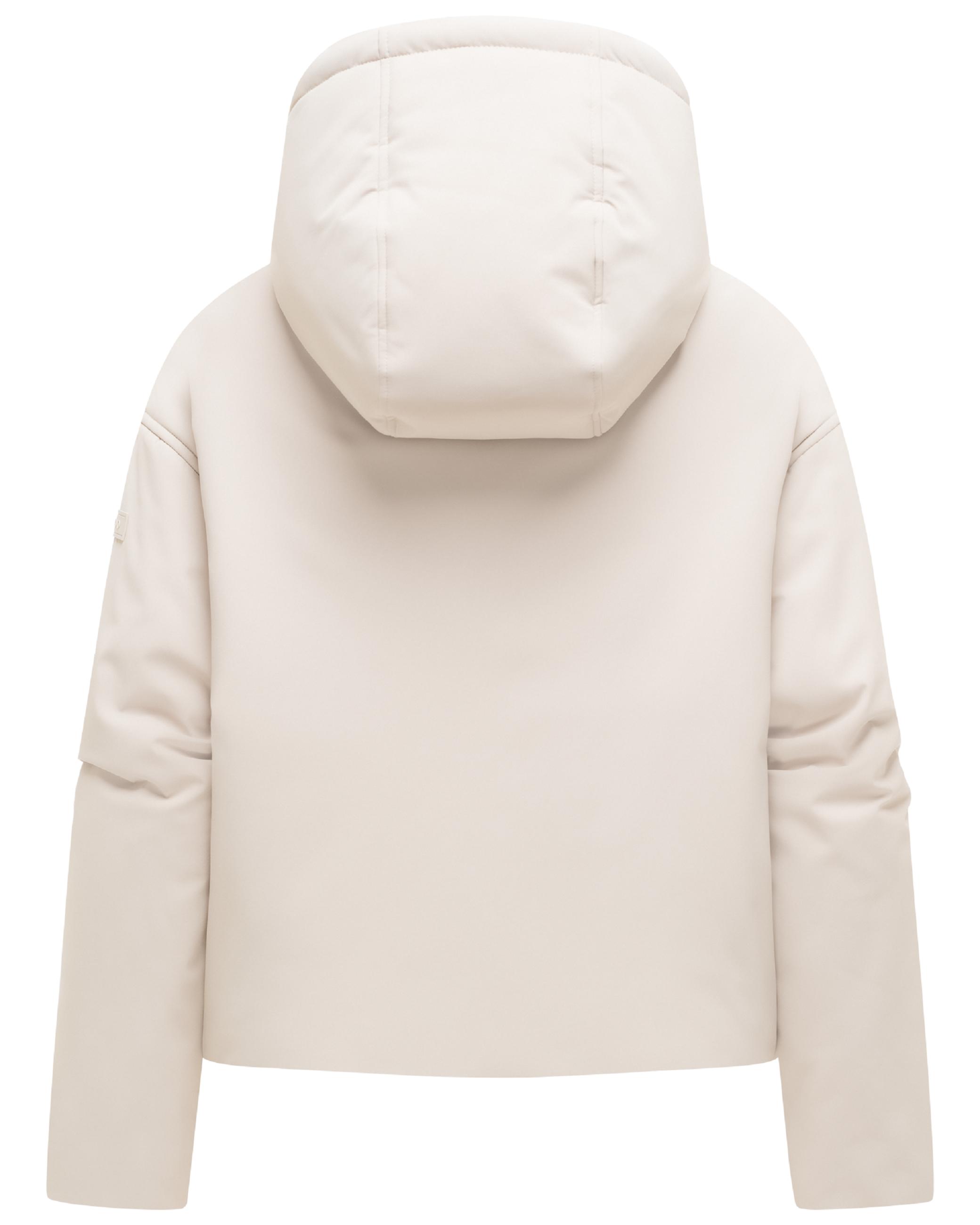 Kurze Jacke mit verstellbarem Saum "Biscuitaa 14" Bone