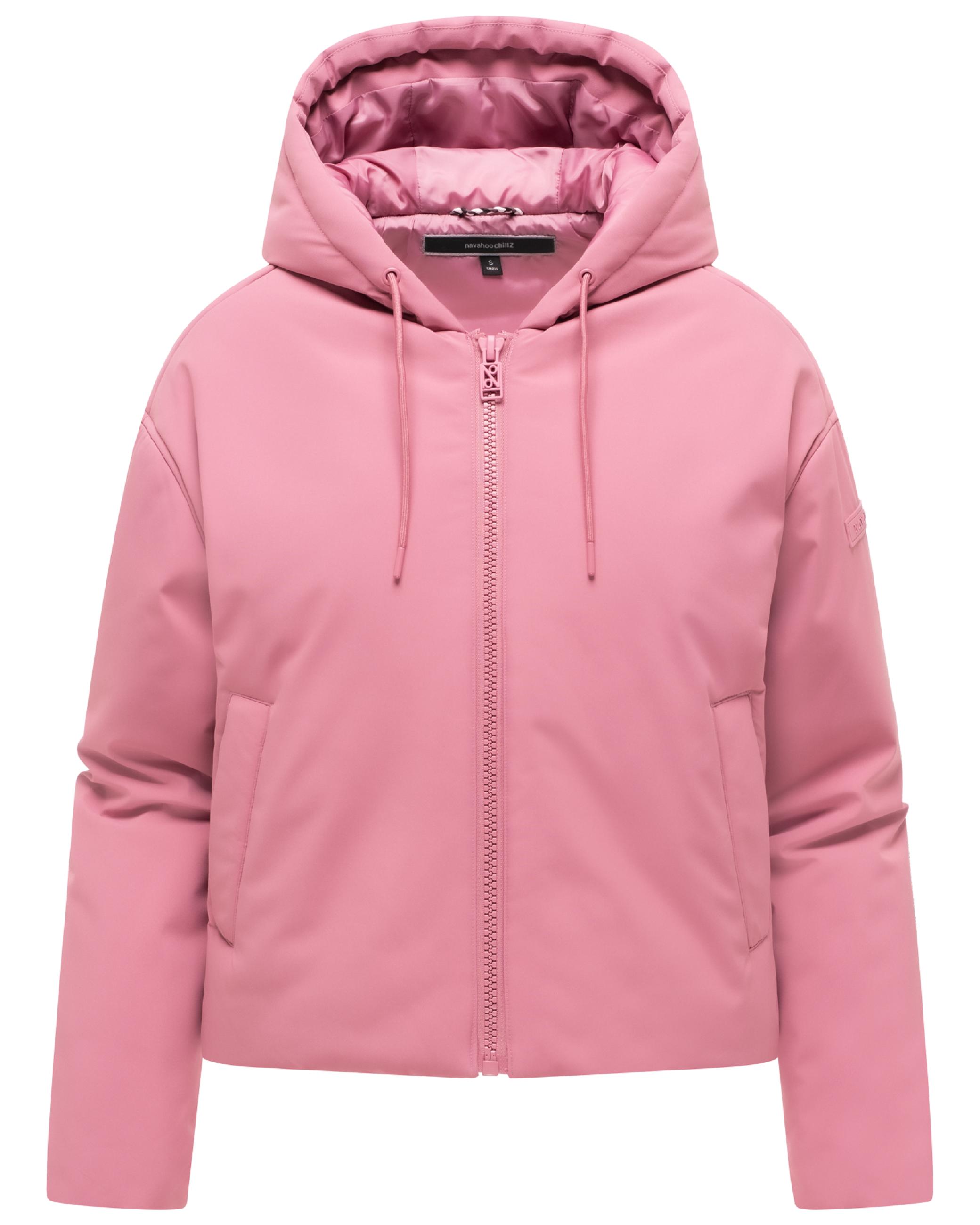 Kurze Jacke mit verstellbarem Saum "Biscuitaa 14" Dark Rose