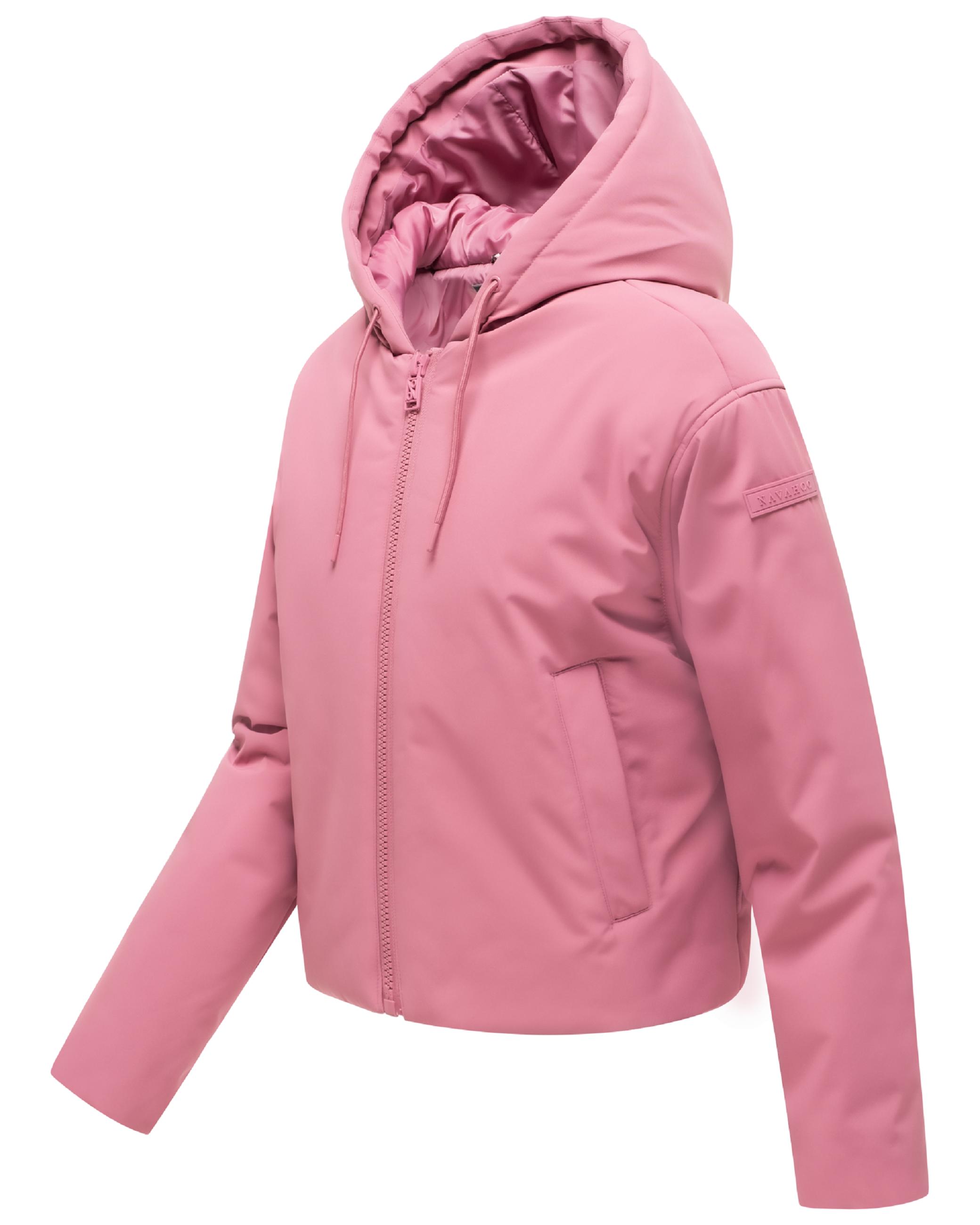 Kurze Jacke mit verstellbarem Saum "Biscuitaa 14" Dark Rose